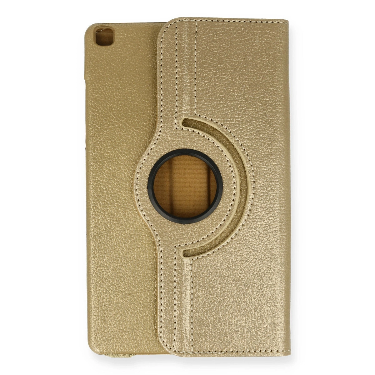 Samsung Galaxy Tab A9 Plus Kılıf 360 Tablet Deri Kılıf - Gold