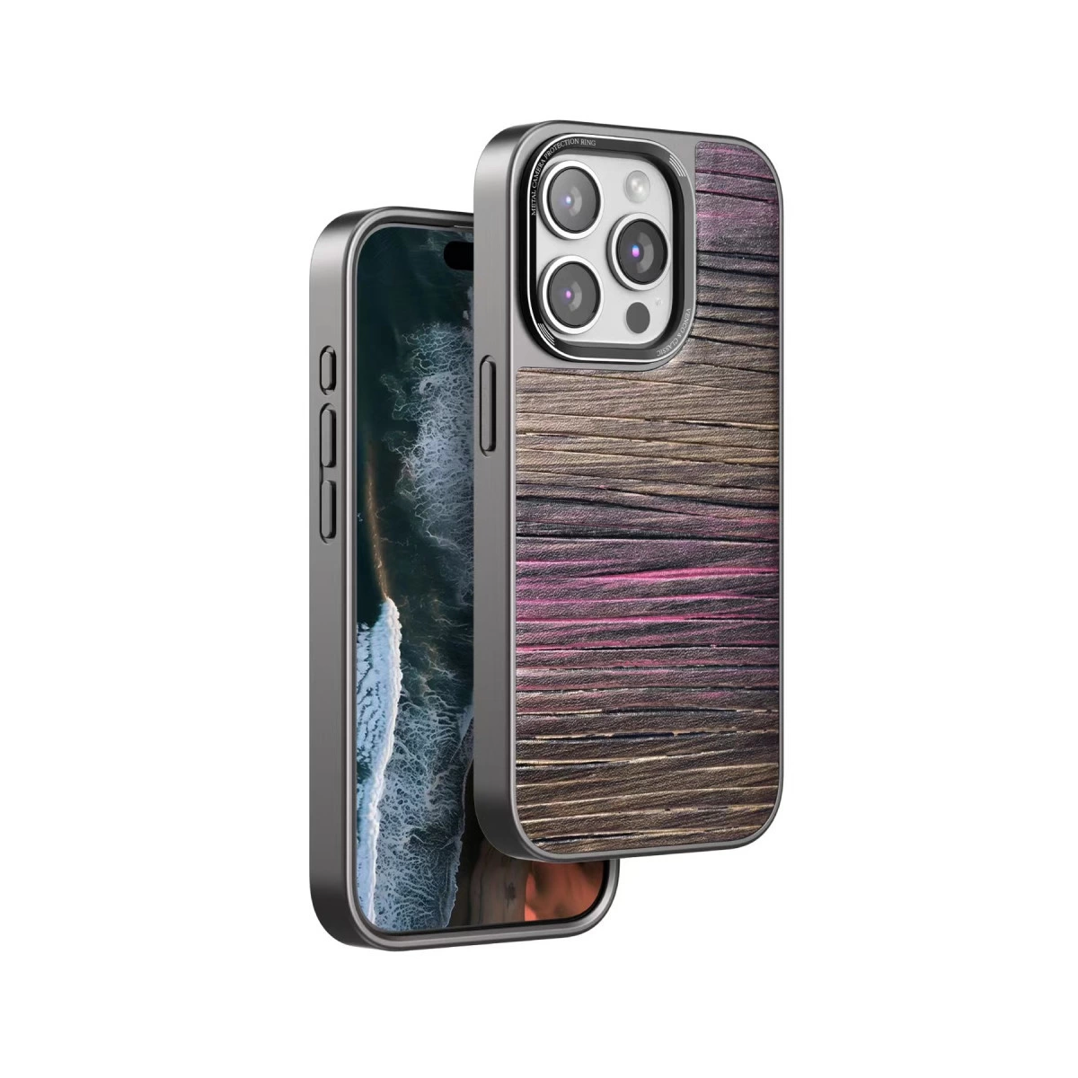 Venco İphone 15 Pro Max Wave Kapak - Pembe