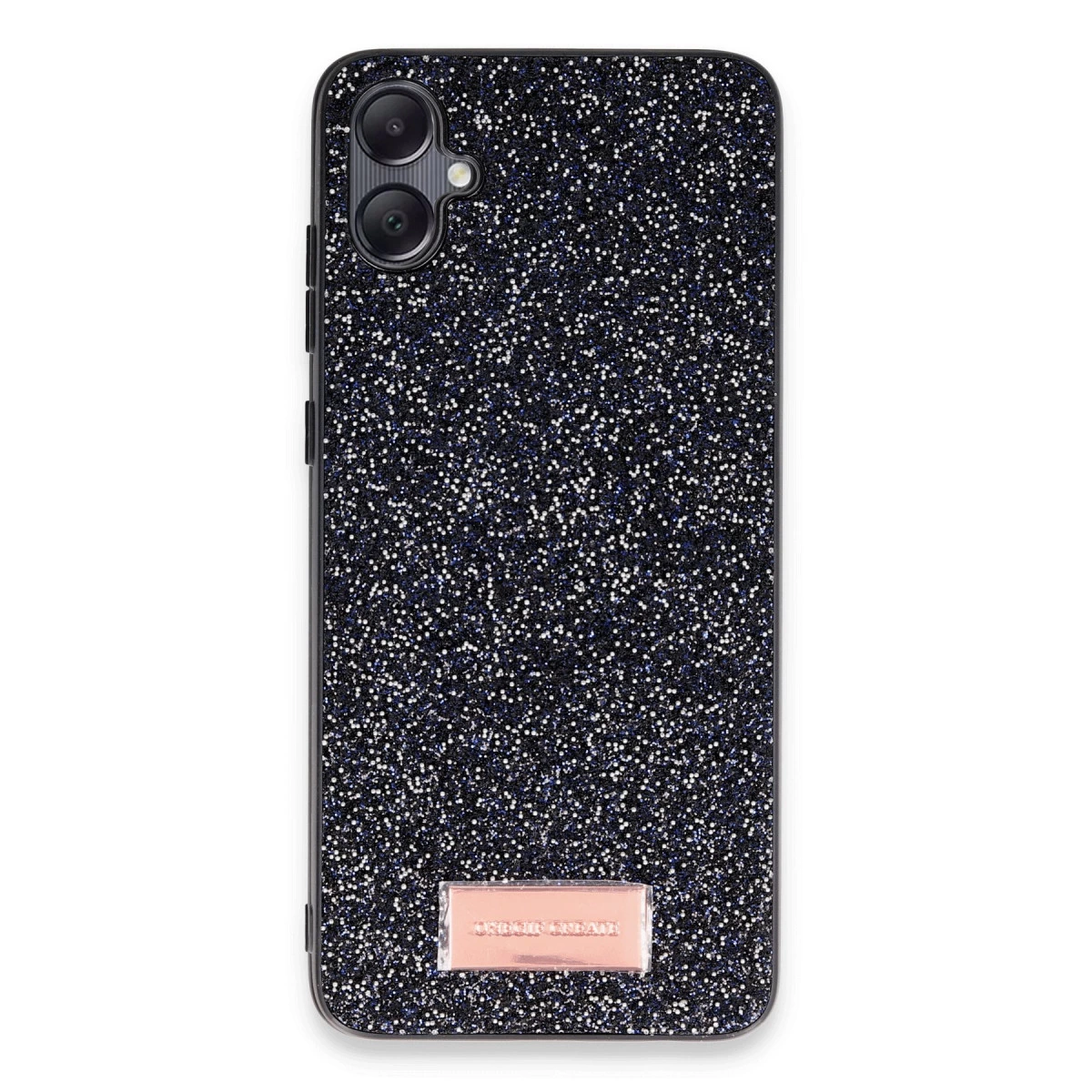 Onegif Samsung Galaxy A05 Bright Simli Kapak - Siyah