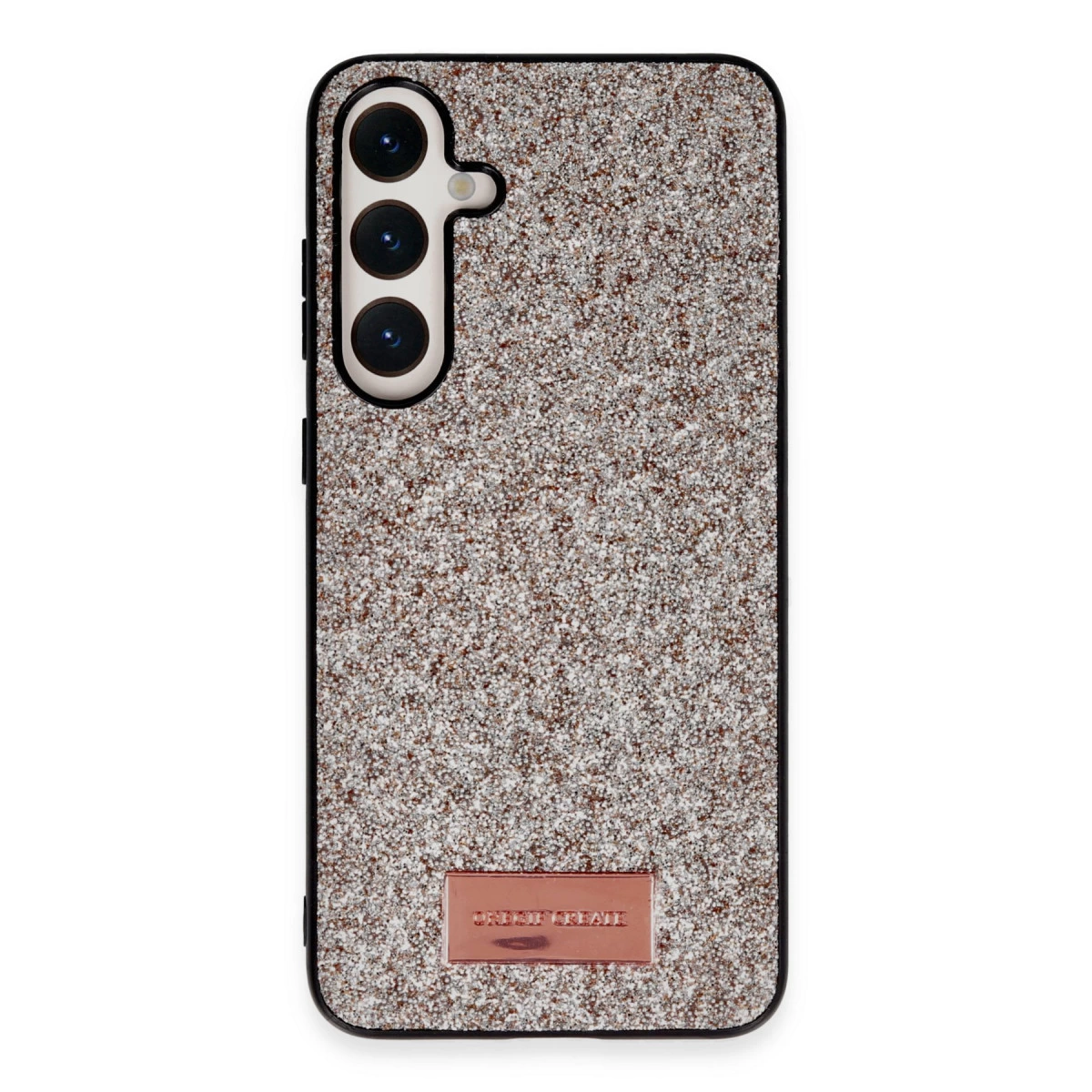 Onegif Samsung Galaxy A05s Bright Simli Kapak - Gold