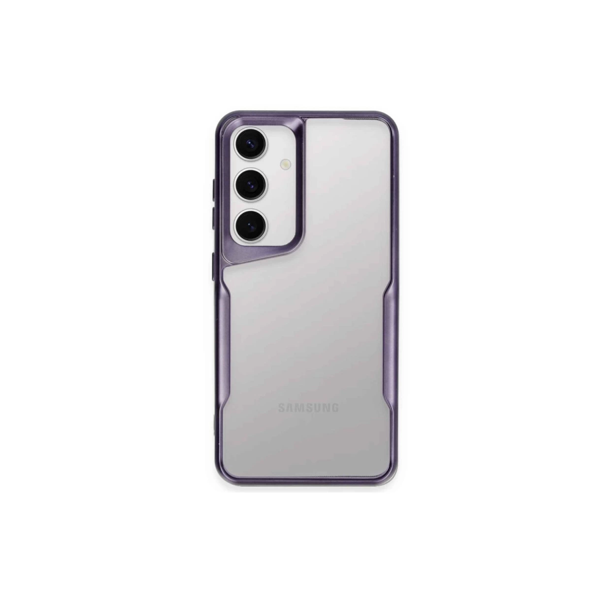 Samsung Galaxy A55 5g Kılıf Boyi Silikon Kapak - Derin Mor