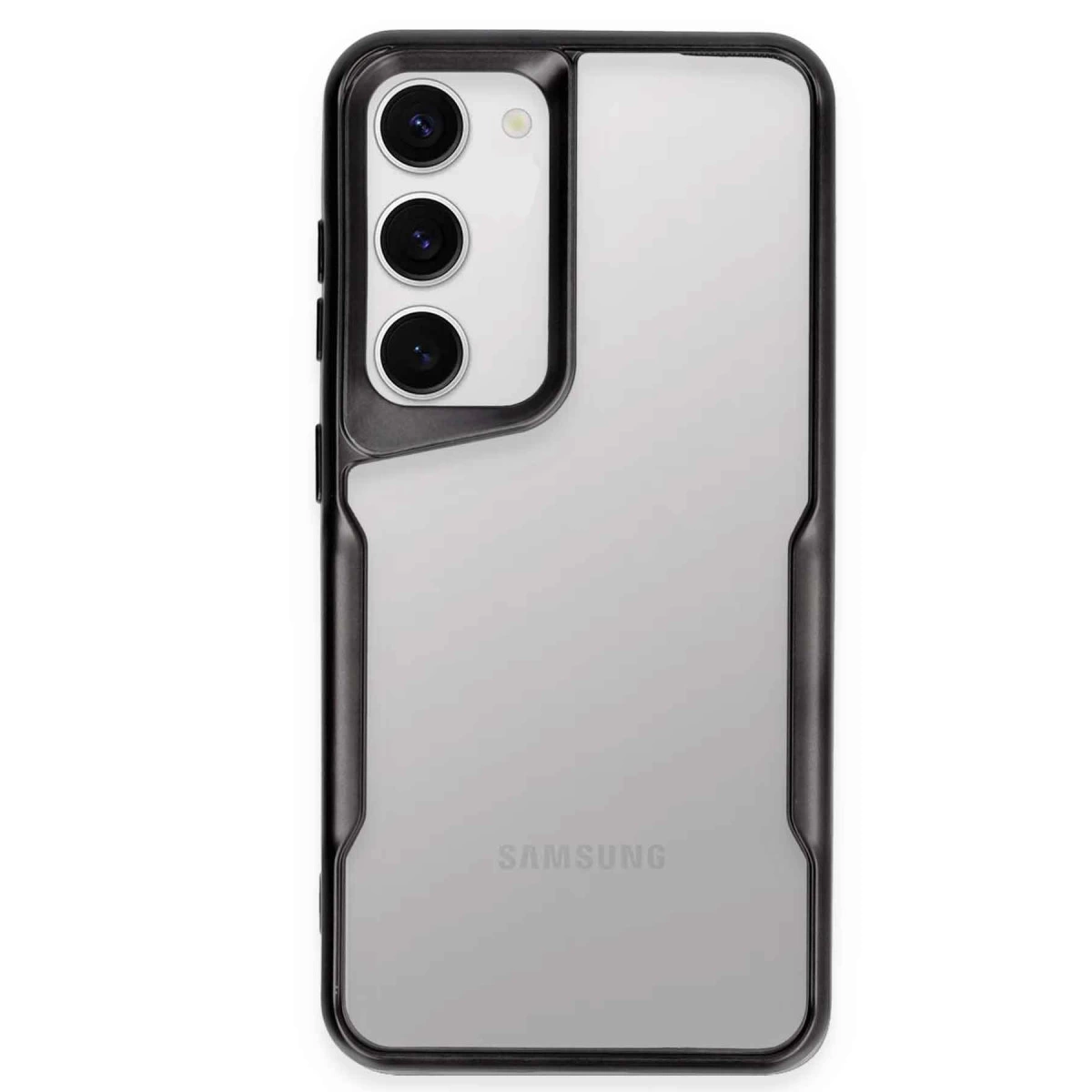 Samsung Galaxy S23 Kılıf Boyi Silikon Kapak - Siyah