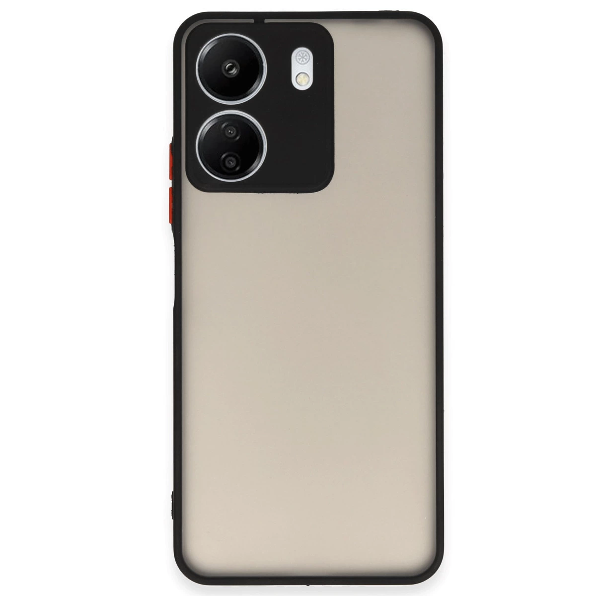 Xiaomi Redmi 13c Kılıf Montreal Silikon Kapak - Siyah