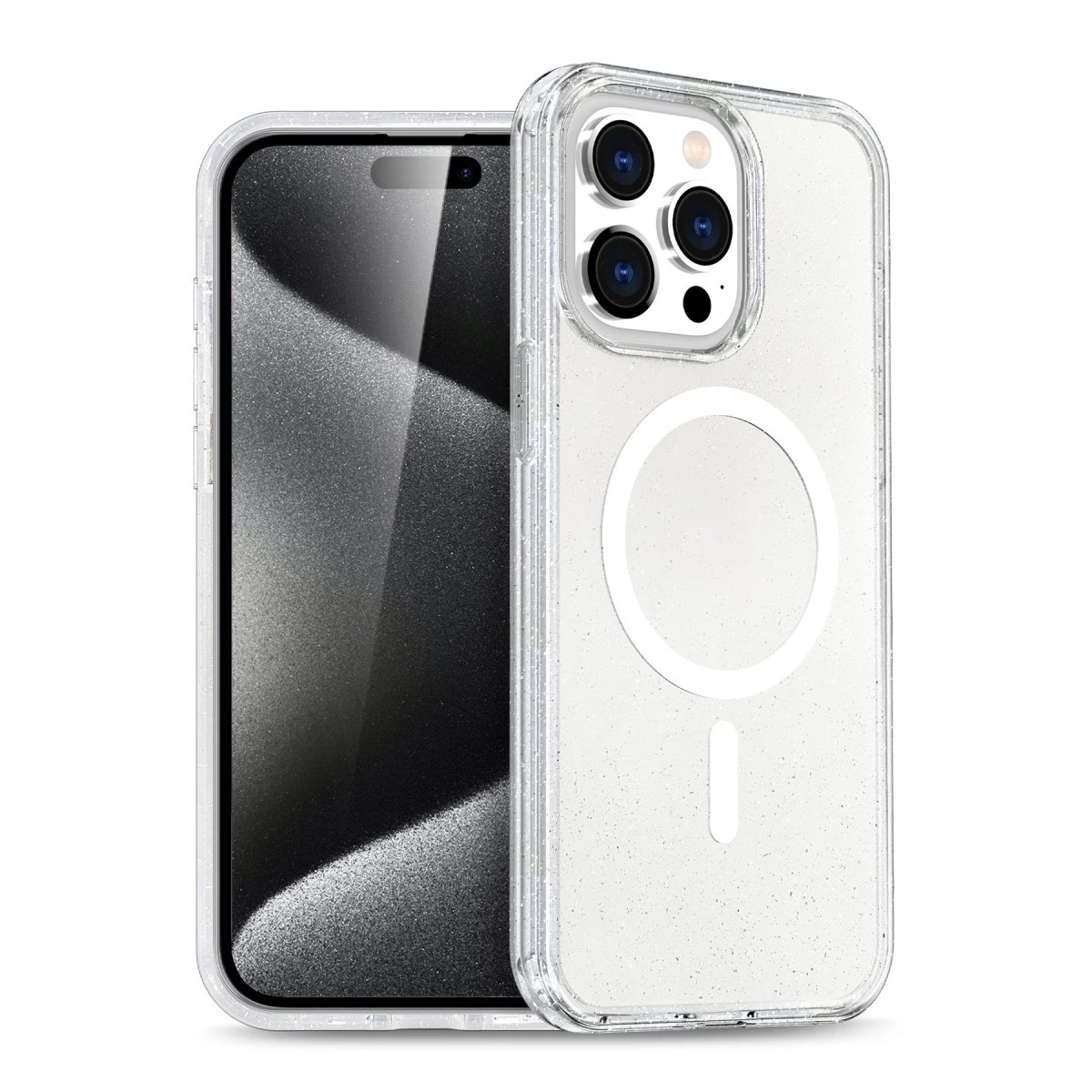 İphone 15 Pro Kılıf  Magsafe Kapak - Şeffaf