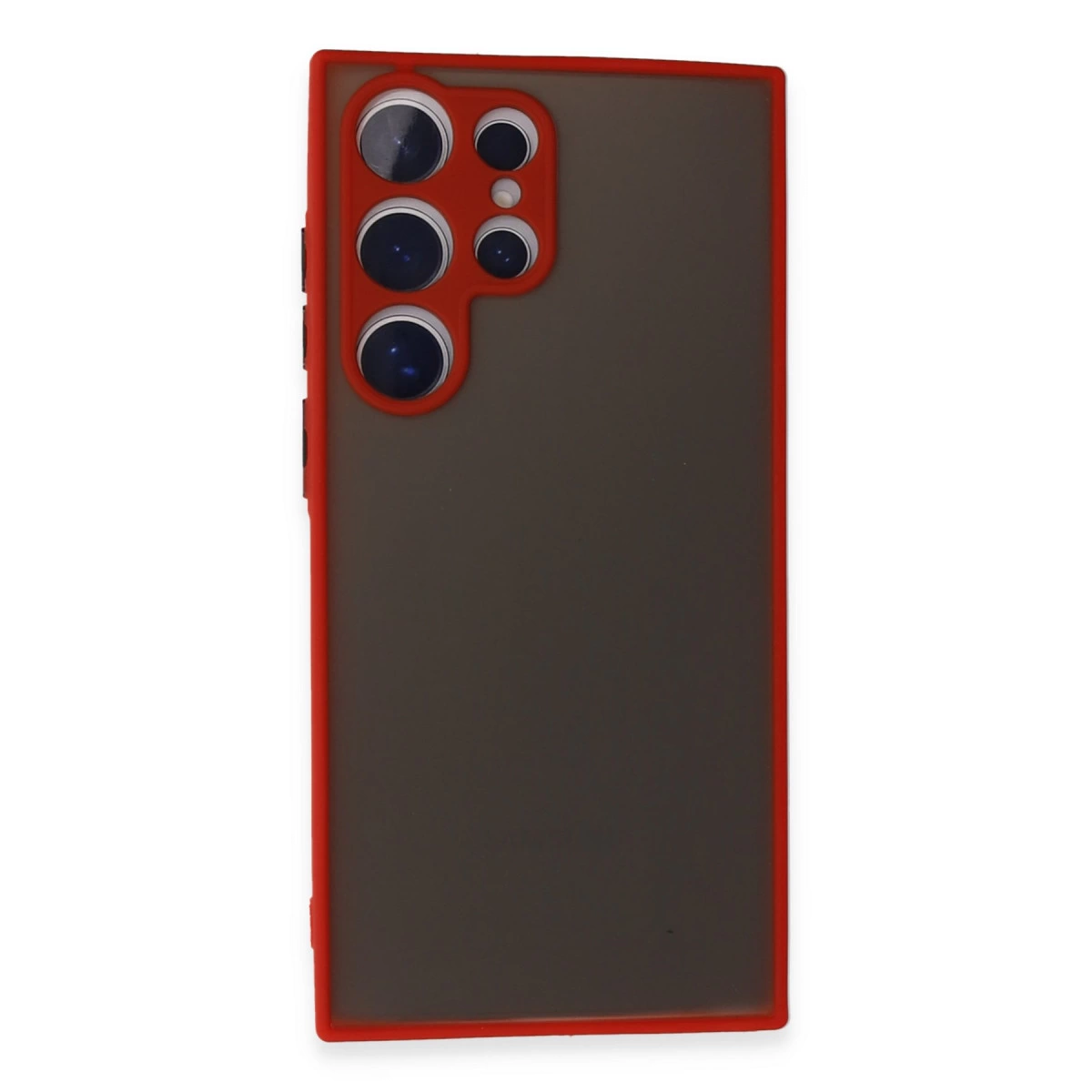 Samsung Galaxy S24 Ultra Kılıf Montreal Silikon Kapak - Kırmızı