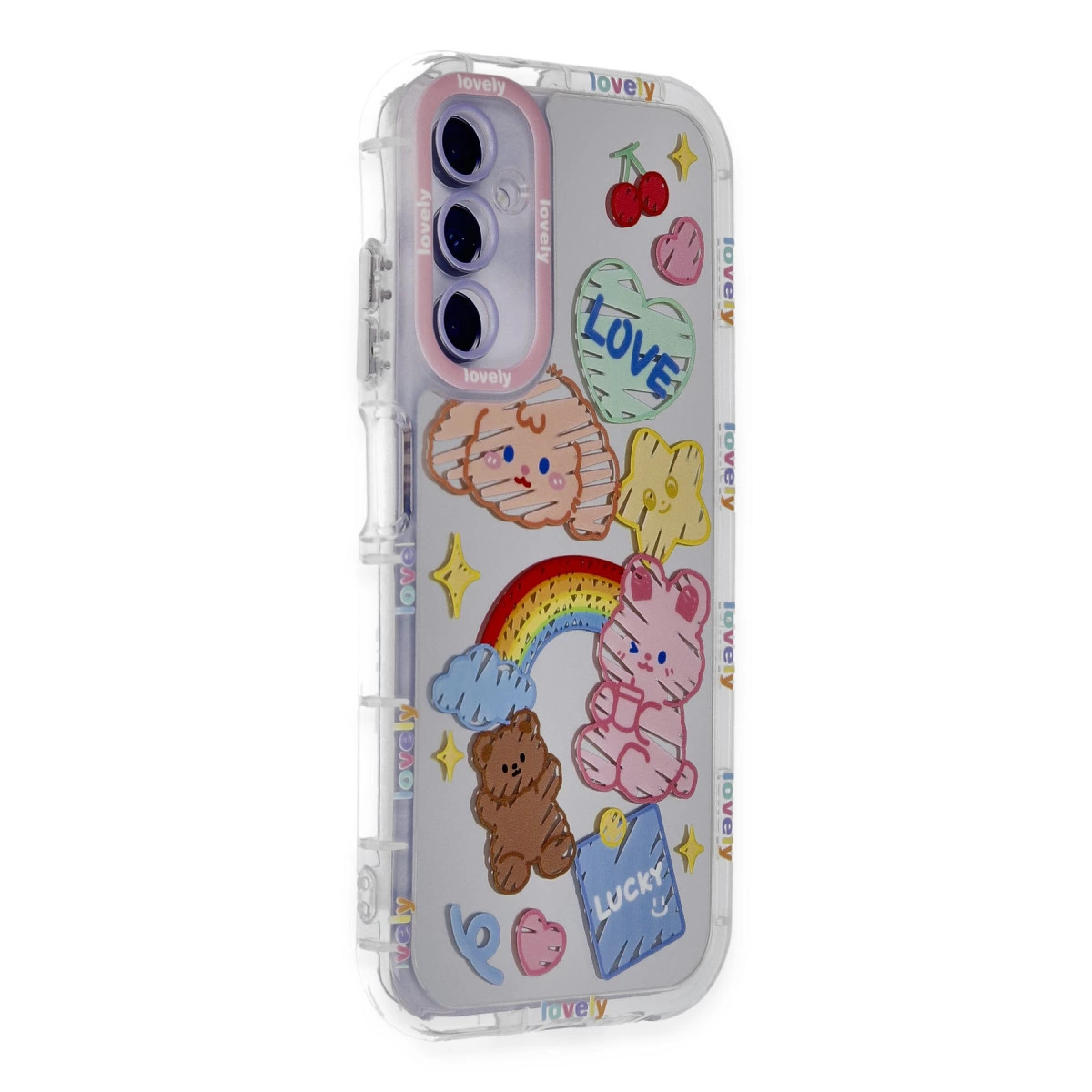 Samsung Galaxy A15 4g Kılıf Reflexion Desenli Kapak - Desen 4