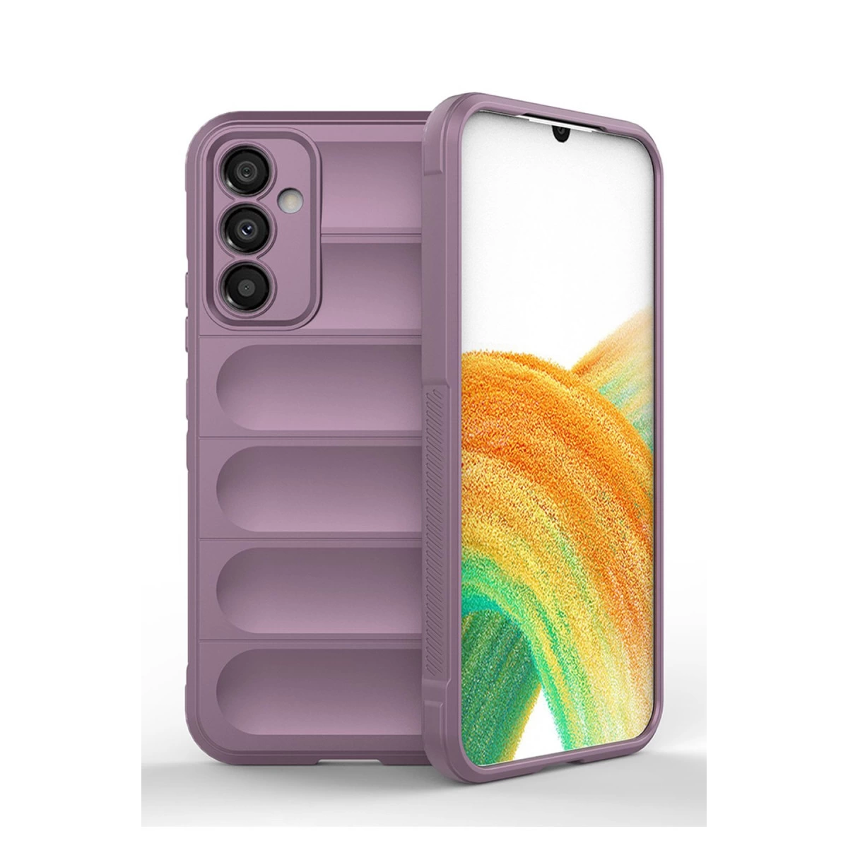 Samsung Galaxy A05s Kılıf Optimum Silikon - Mor