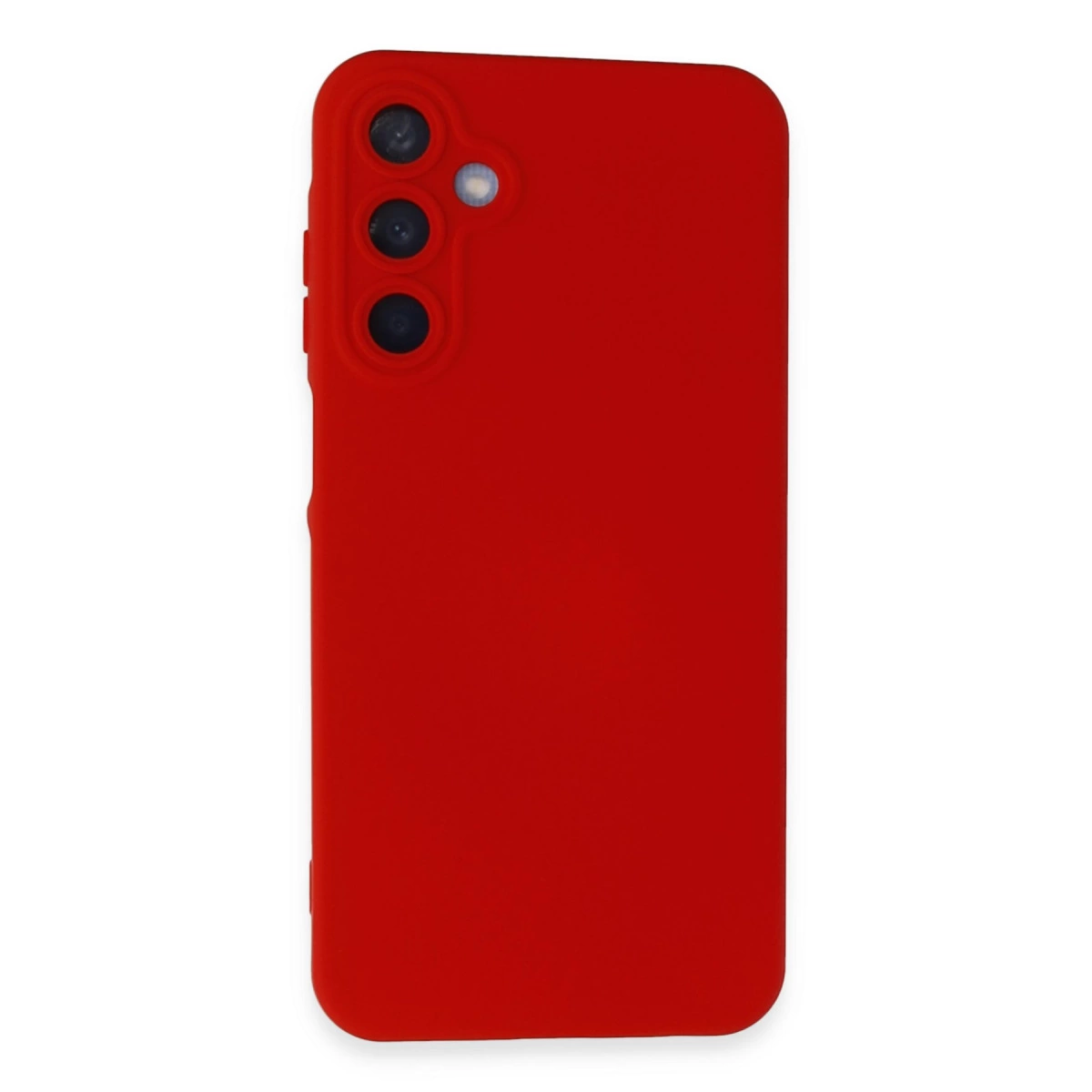 Samsung Galaxy A15 4g Kılıf Nano İçi Kadife Silikon - Kırmızı
