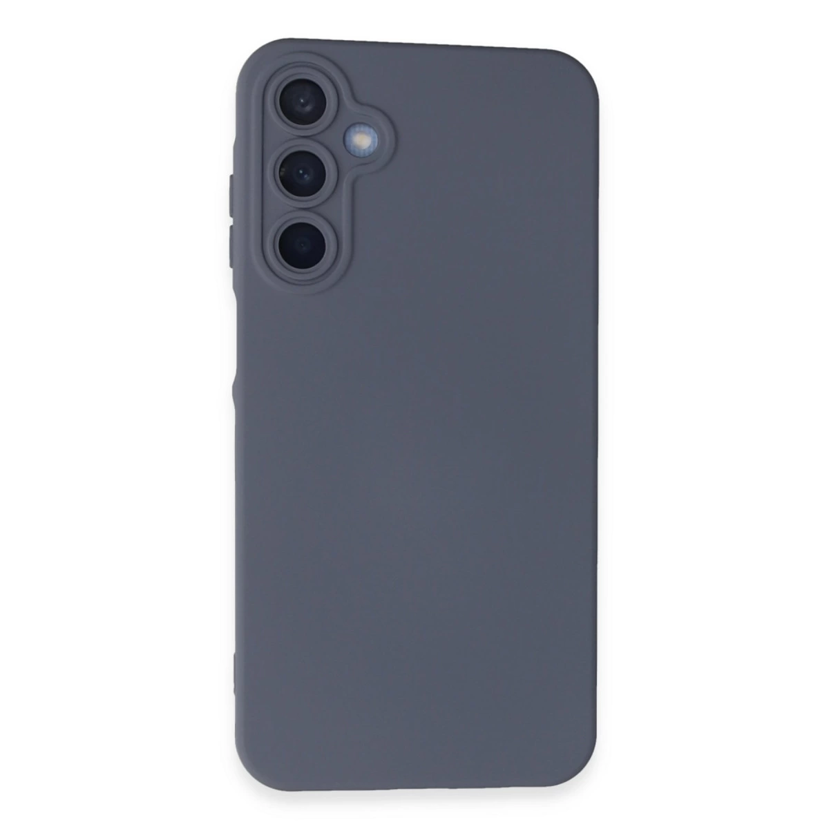 Samsung Galaxy A15 4g Kılıf Nano İçi Kadife Silikon - Gri