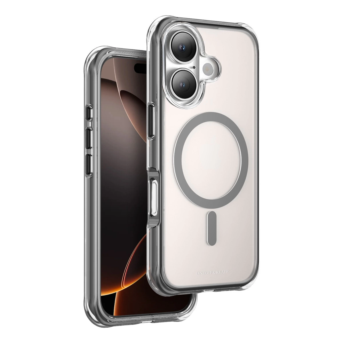 Onegif Apple İphone 16 Hulk Magsafe Kapak - Siyah