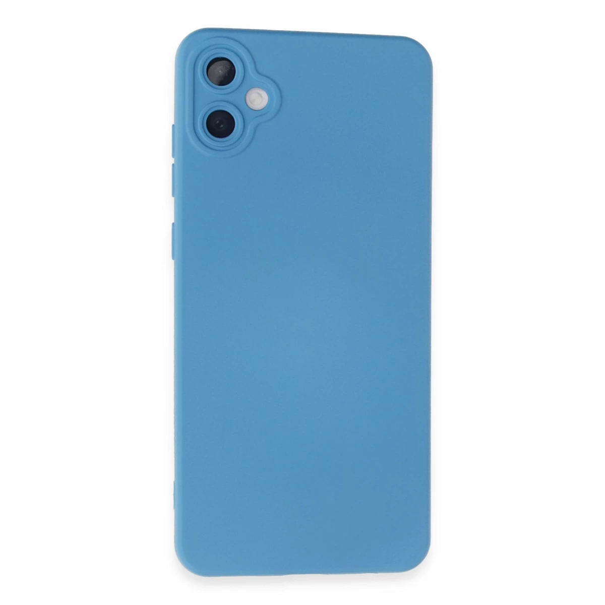 Samsung Galaxy A05 Kılıf Nano İçi Kadife Silikon - Mavi