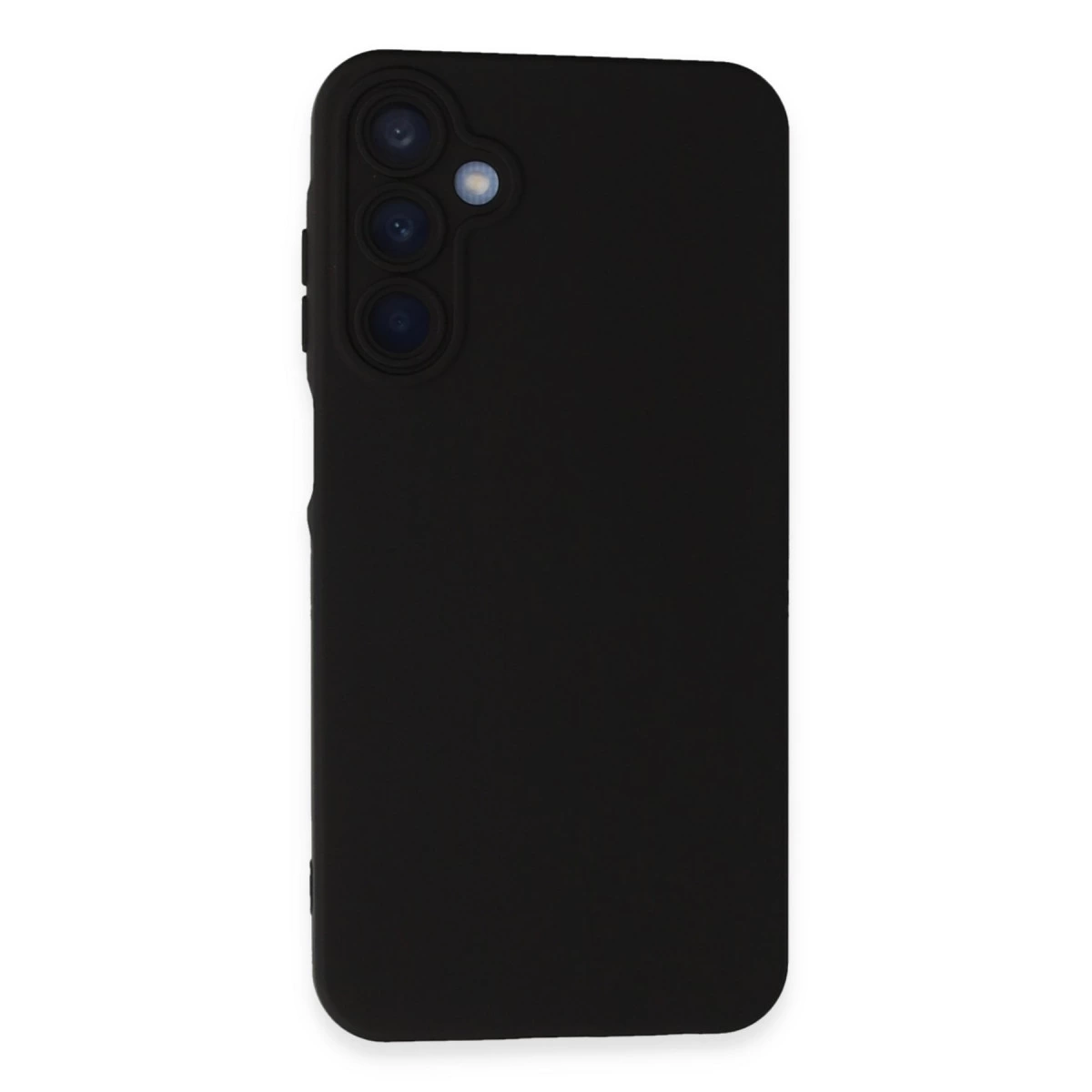 Samsung Galaxy A05s Kılıf Nano İçi Kadife Silikon - Siyah