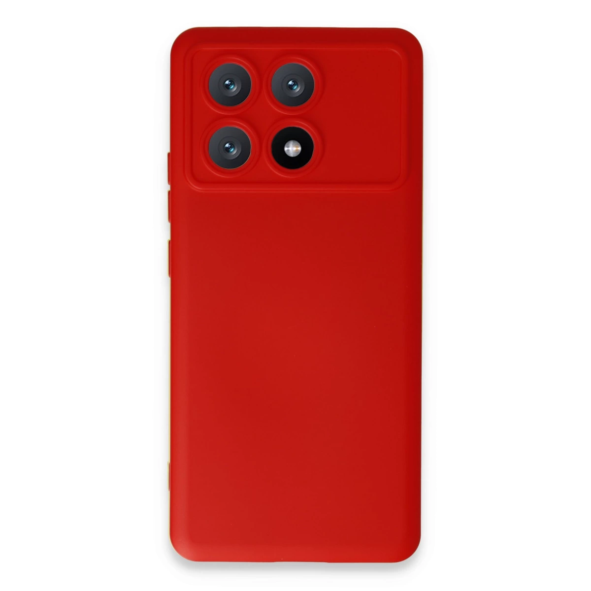 Xiaomi Poco X6 Pro Kılıf Nano İçi Kadife Silikon - Kırmızı