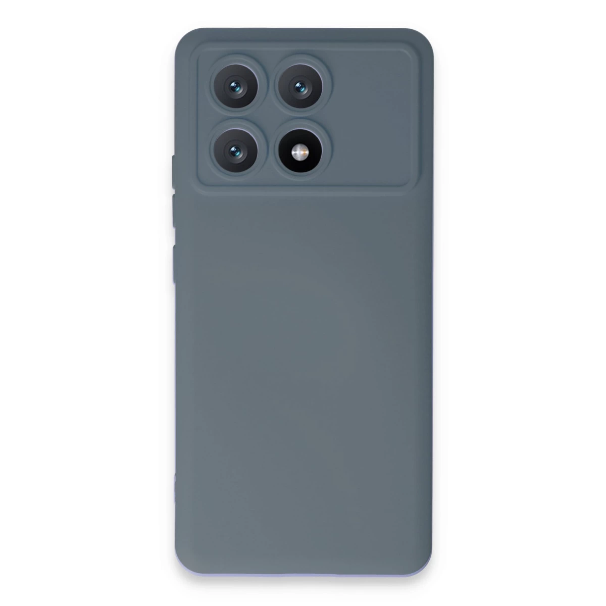 Xiaomi Poco X6 Pro Kılıf Nano İçi Kadife Silikon - Gri