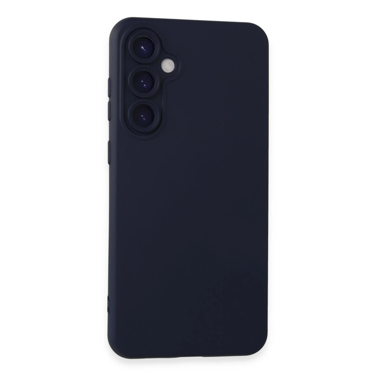 Samsung Galaxy S24 Kılıf Nano İçi Kadife Silikon - Lacivert