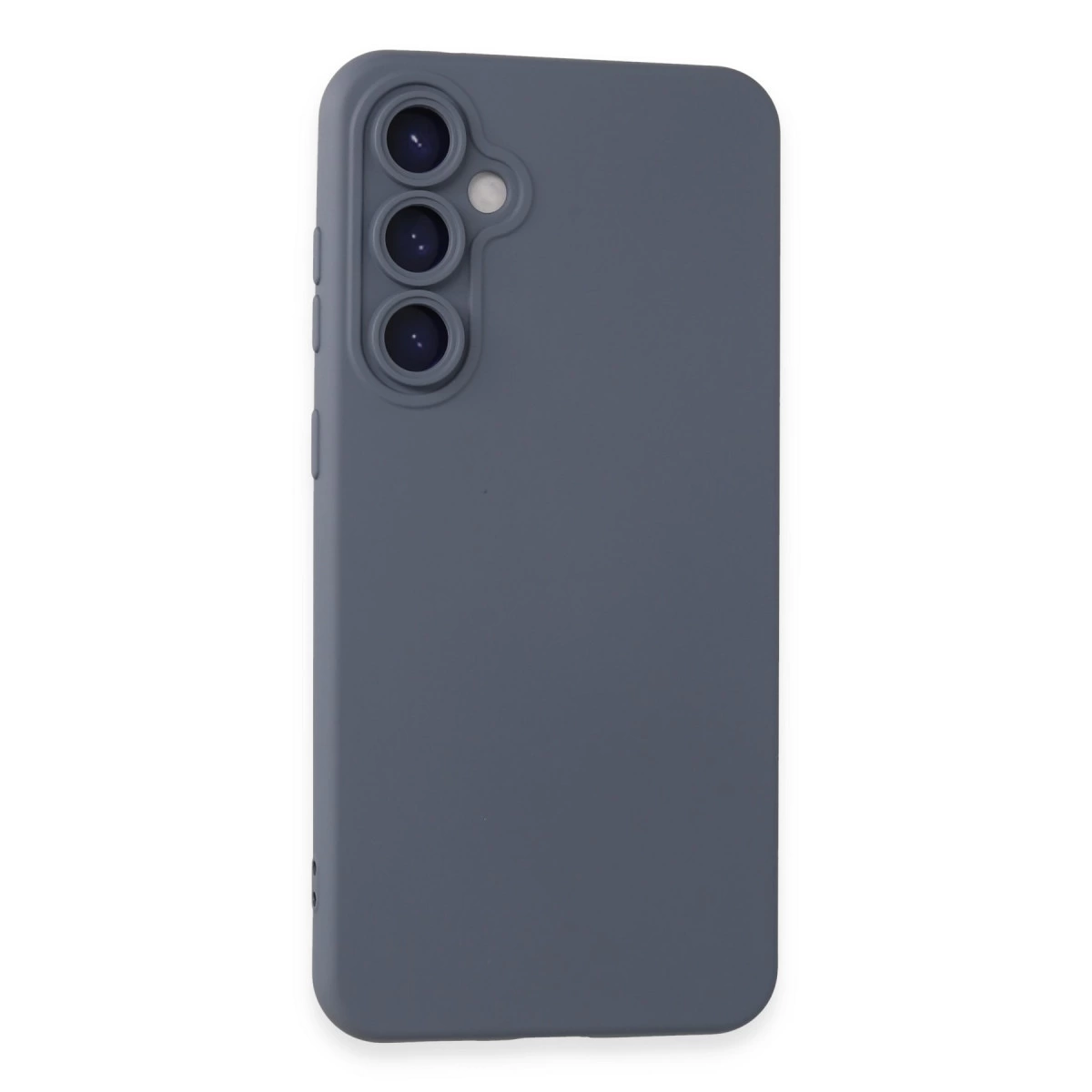 Samsung Galaxy S24 Kılıf Nano İçi Kadife Silikon - Gri