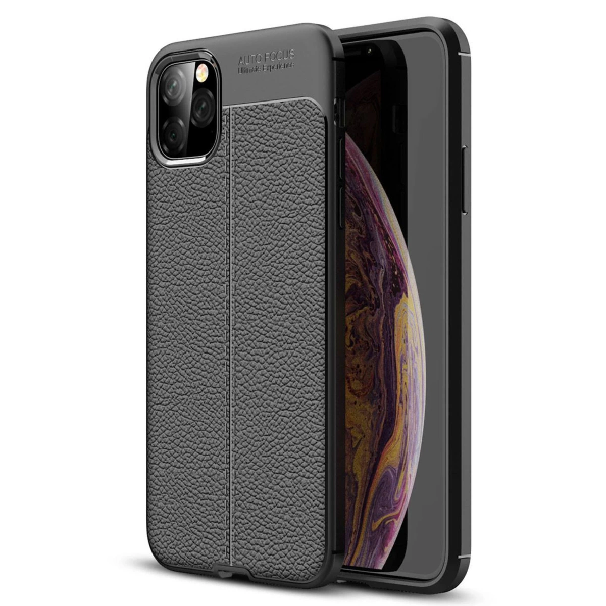 İphone 11 Pro Max Kılıf Auto Focus Kapak - Siyah