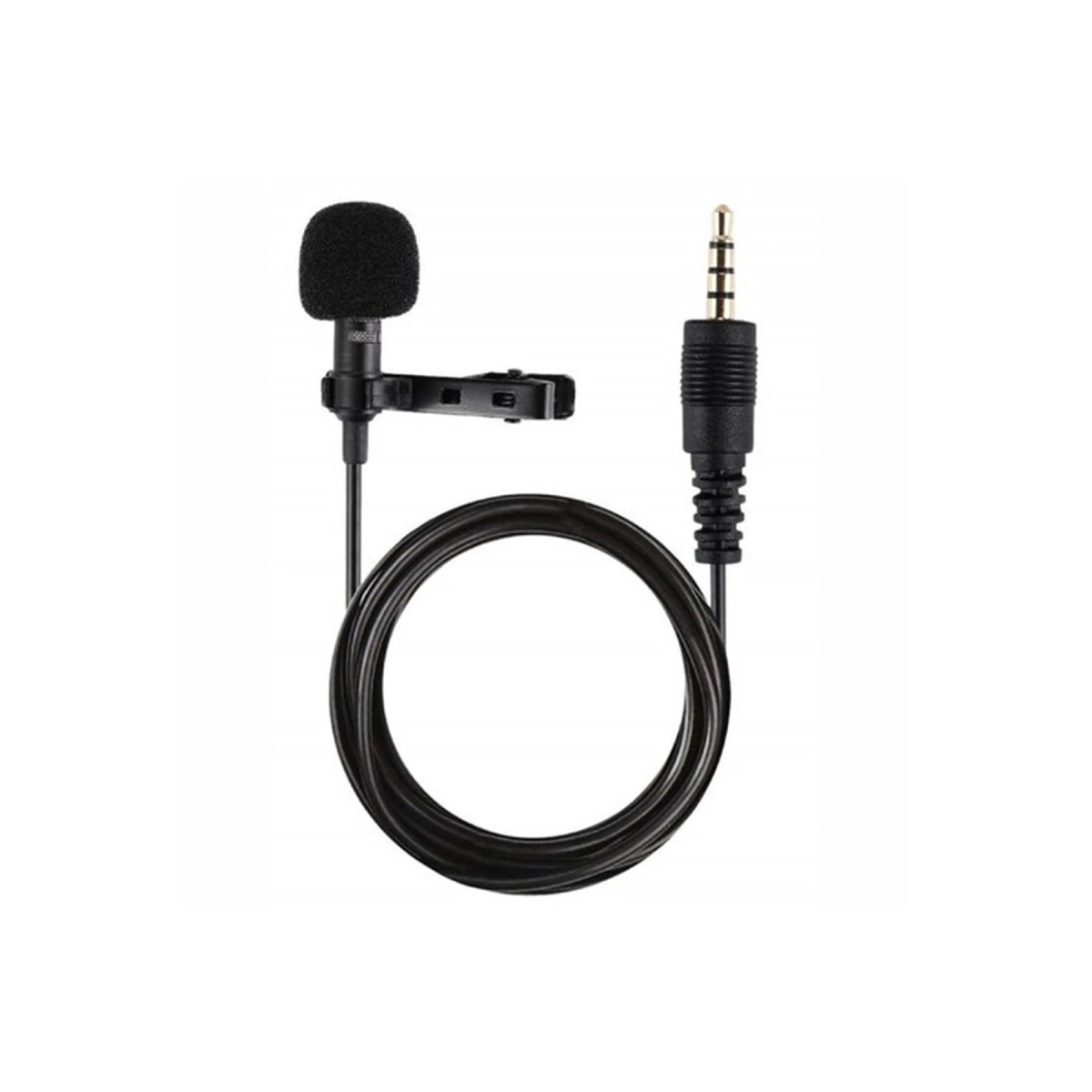 3.5mm Jak 1.5 Metre Double Mikrofon - Siyah