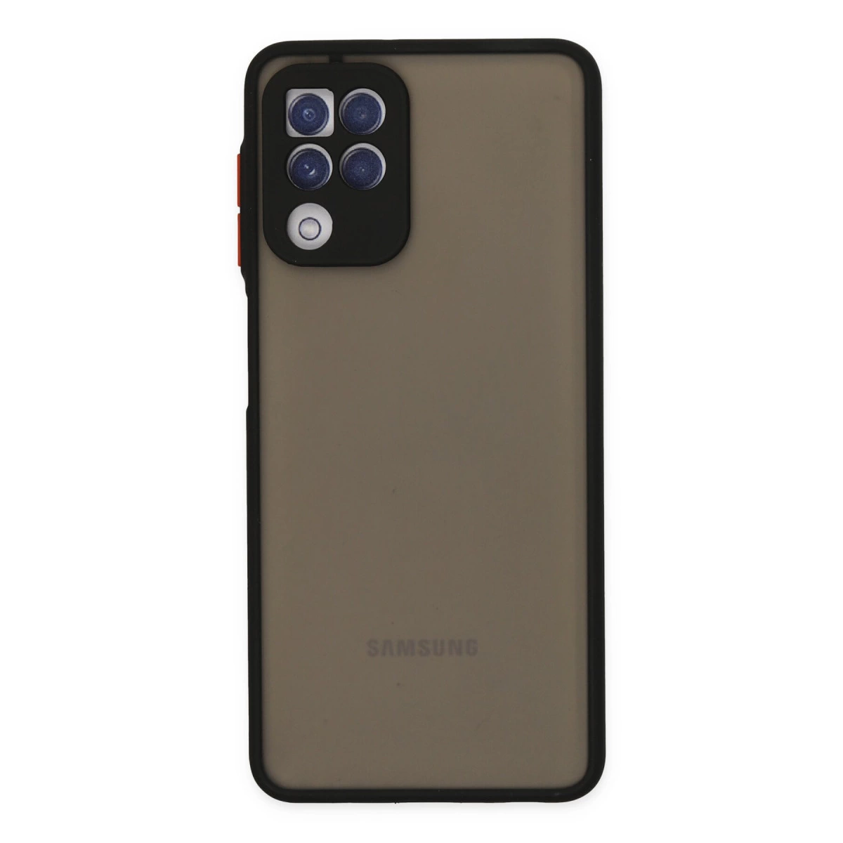 Samsung Galaxy A22 Kılıf Montreal Silikon Kapak - Siyah