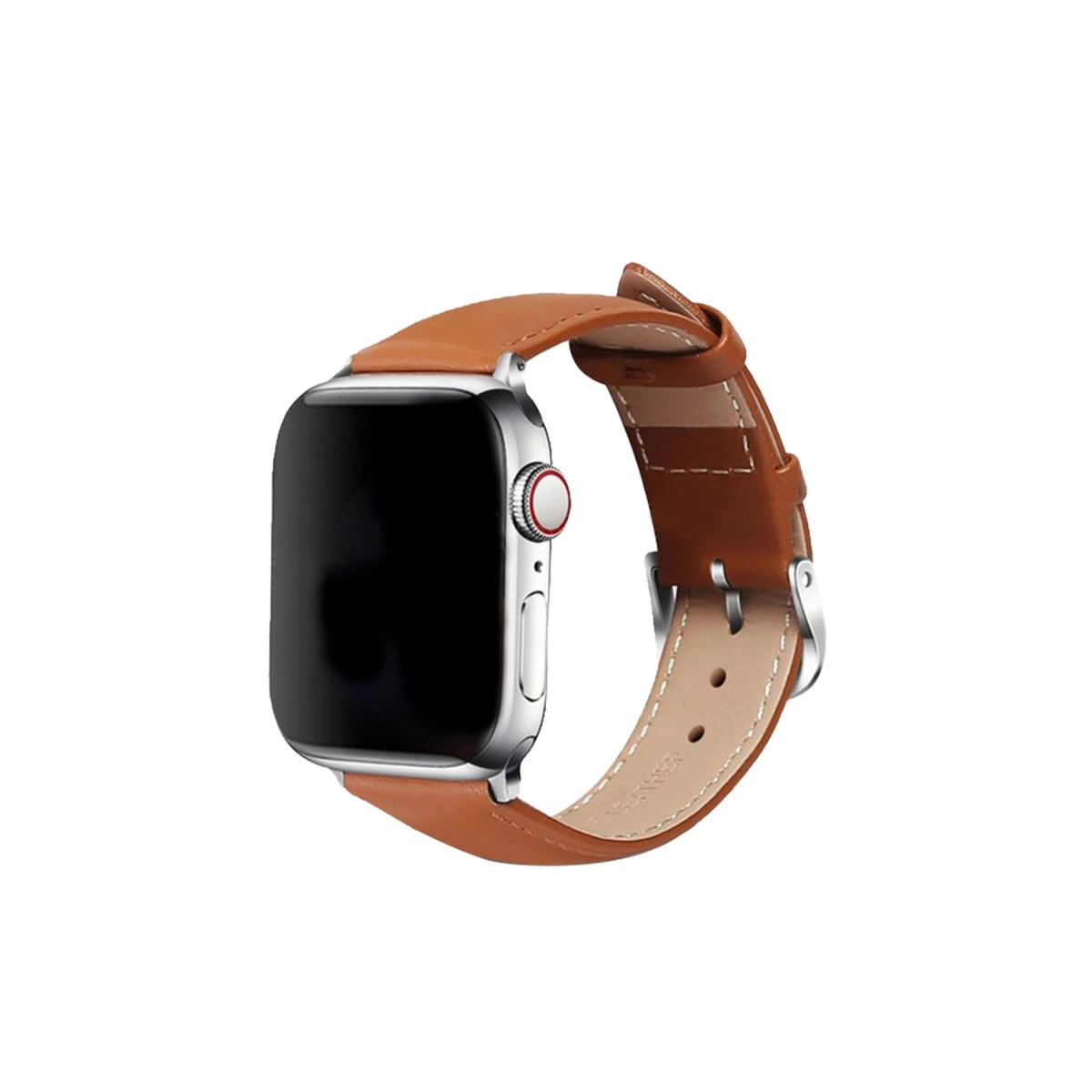 Apple Watch 42mm Nl26 Deri Kordon - Taba