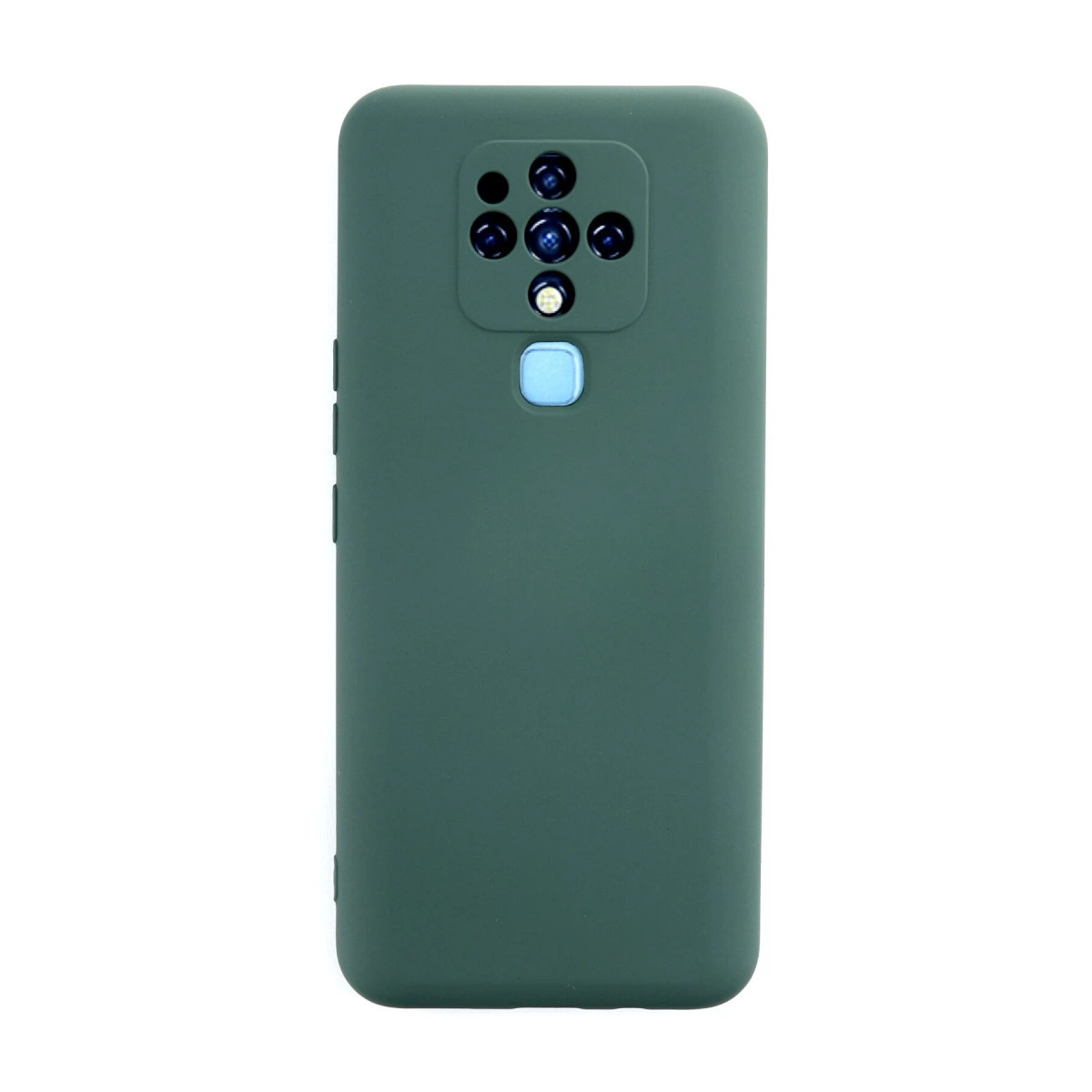 Tecno Camon 16 Kılıf Nano İçi Kadife Silikon - Koyu Yeşil