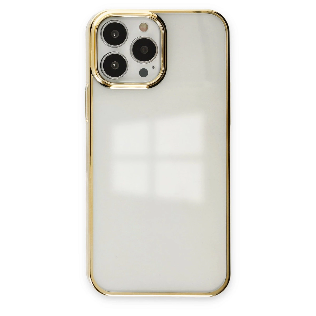 İphone 13 Pro Max Kılıf Element Silikon - Gold