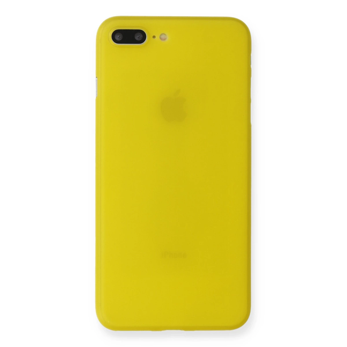 İphone 7 Plus Kılıf Pp Ultra İnce Kapak - Sarı
