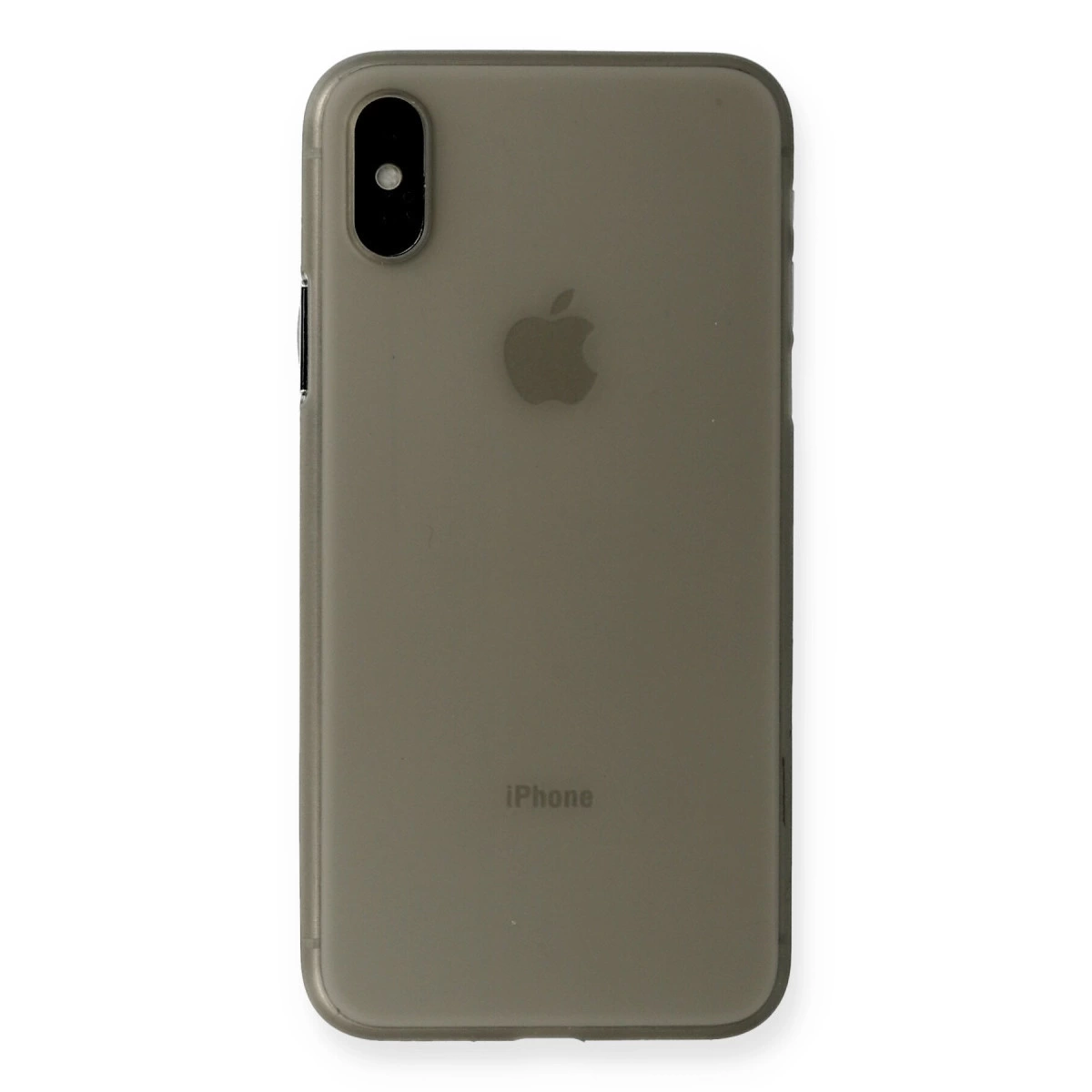 İphone Xs Max Kılıf Pp Ultra İnce Kapak - Gri