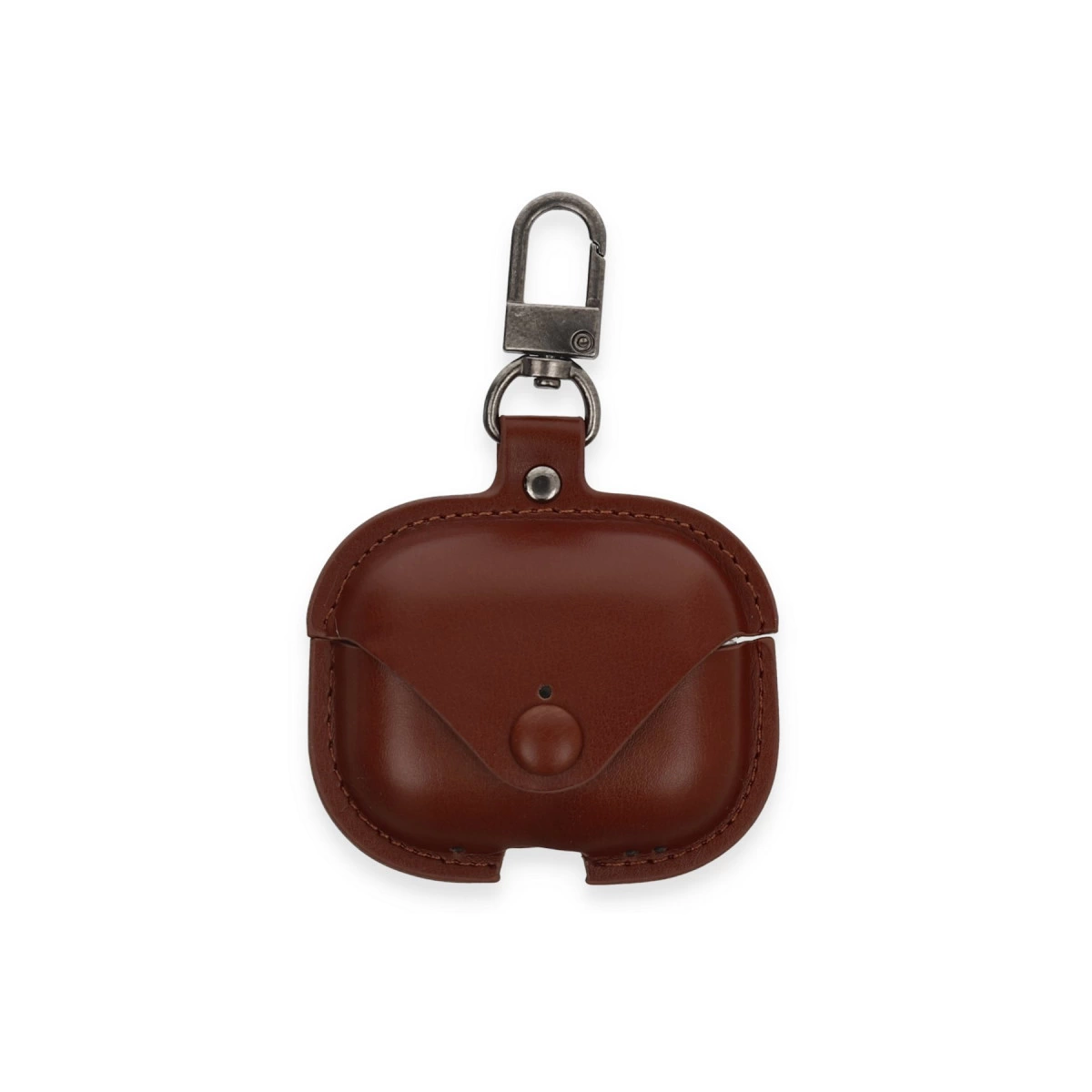 Airpods 3 (3.nesil) Çanta Deri Kılıf - Kahverengi