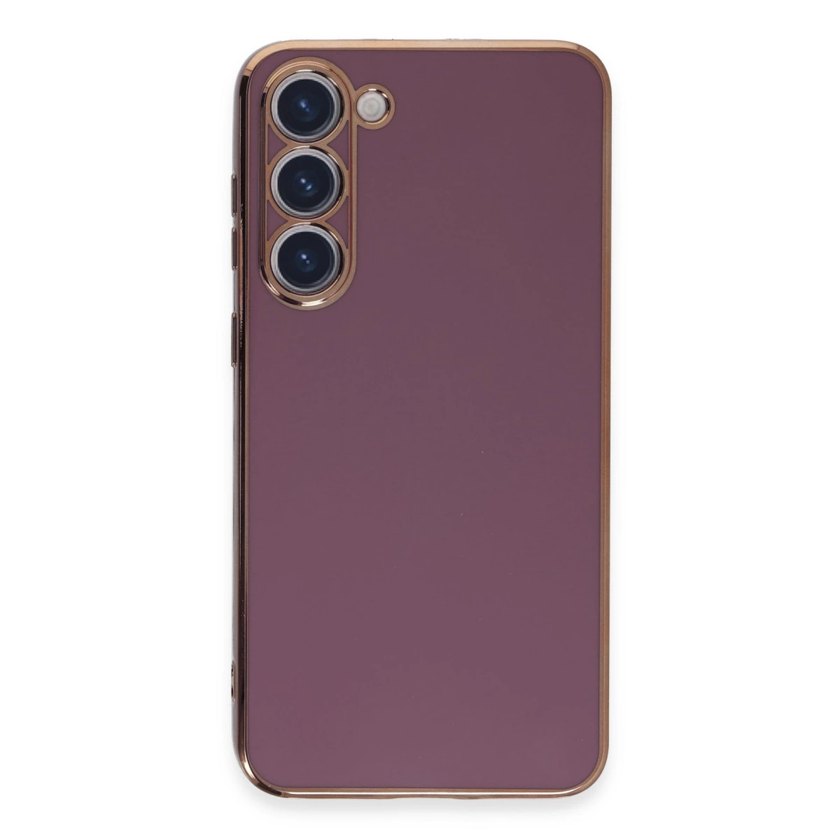 Samsung Galaxy S23 Kılıf Volet Silikon - Mor