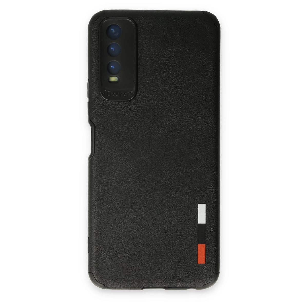 Vivo Y11s Kılıf Loop Deri Silikon - Siyah