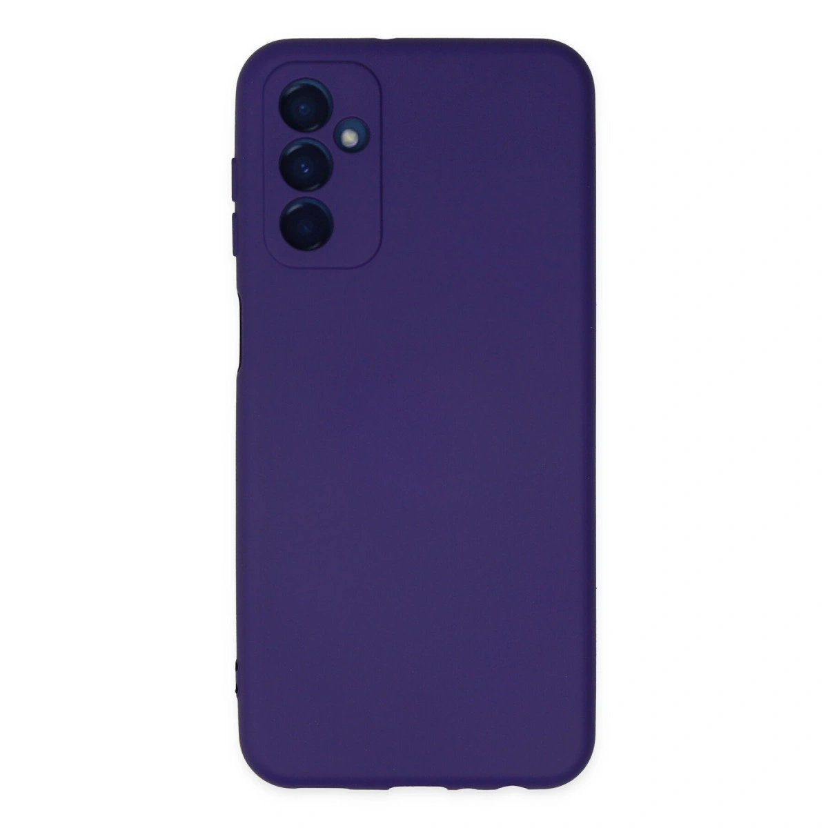 Samsung Galaxy M23 Kılıf Nano İçi Kadife Silikon - Mor