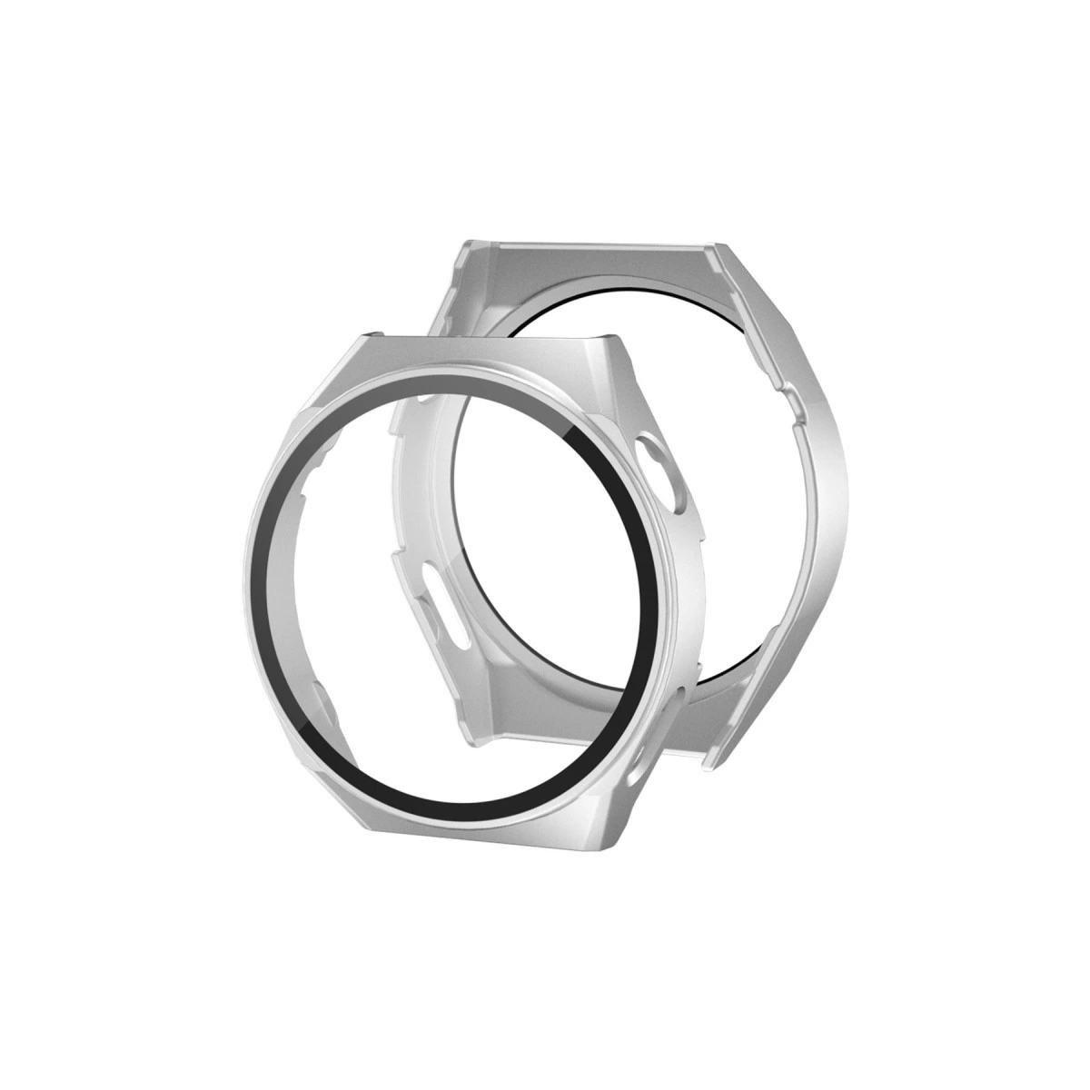 Huawei Watch Gt3 42mm Dota Camlı Kasa Ekran Koruyucu - Gümüş