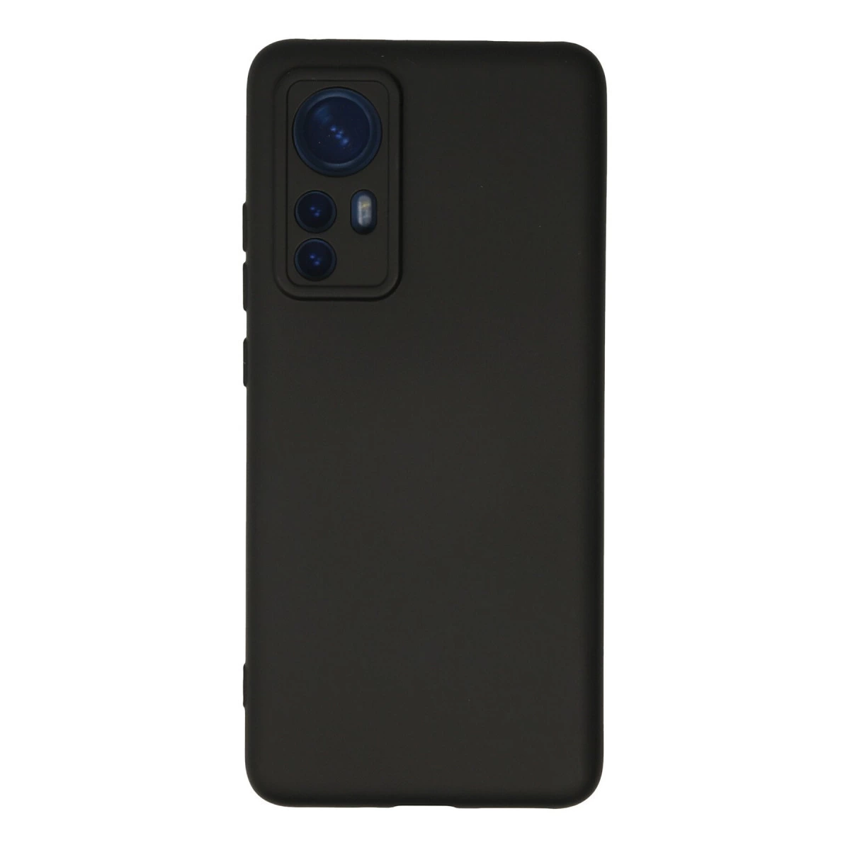 Xiaomi Mi 12 Kılıf Nano İçi Kadife Silikon - Siyah