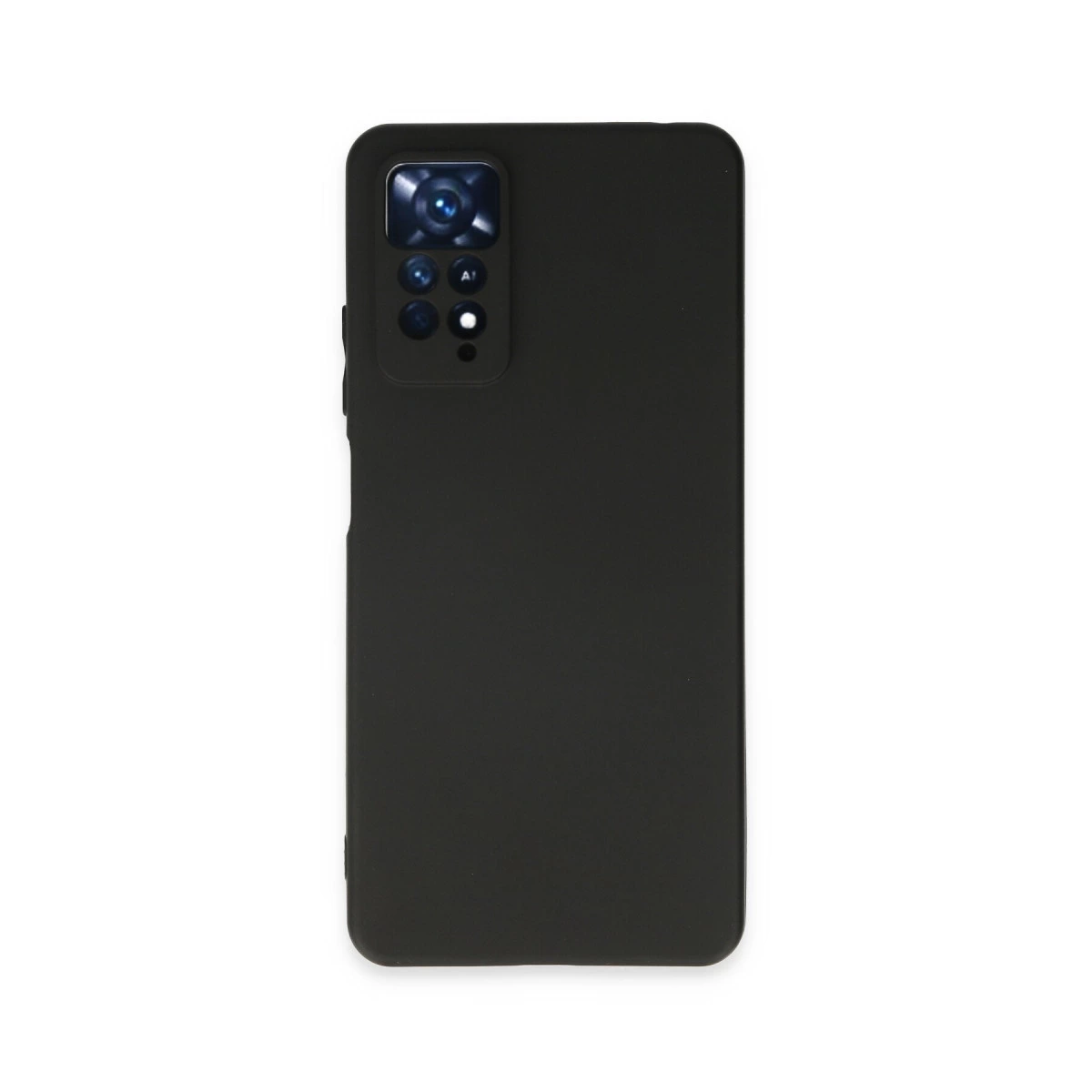 Xiaomi Redmi Note 11 Kılıf First Silikon - Siyah