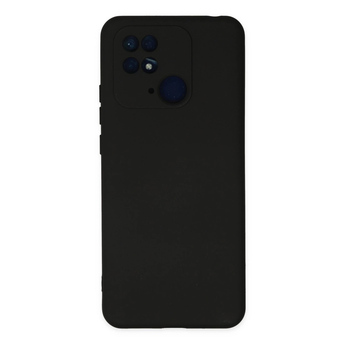 Xiaomi Redmi 10c Kılıf Nano İçi Kadife Silikon - Siyah