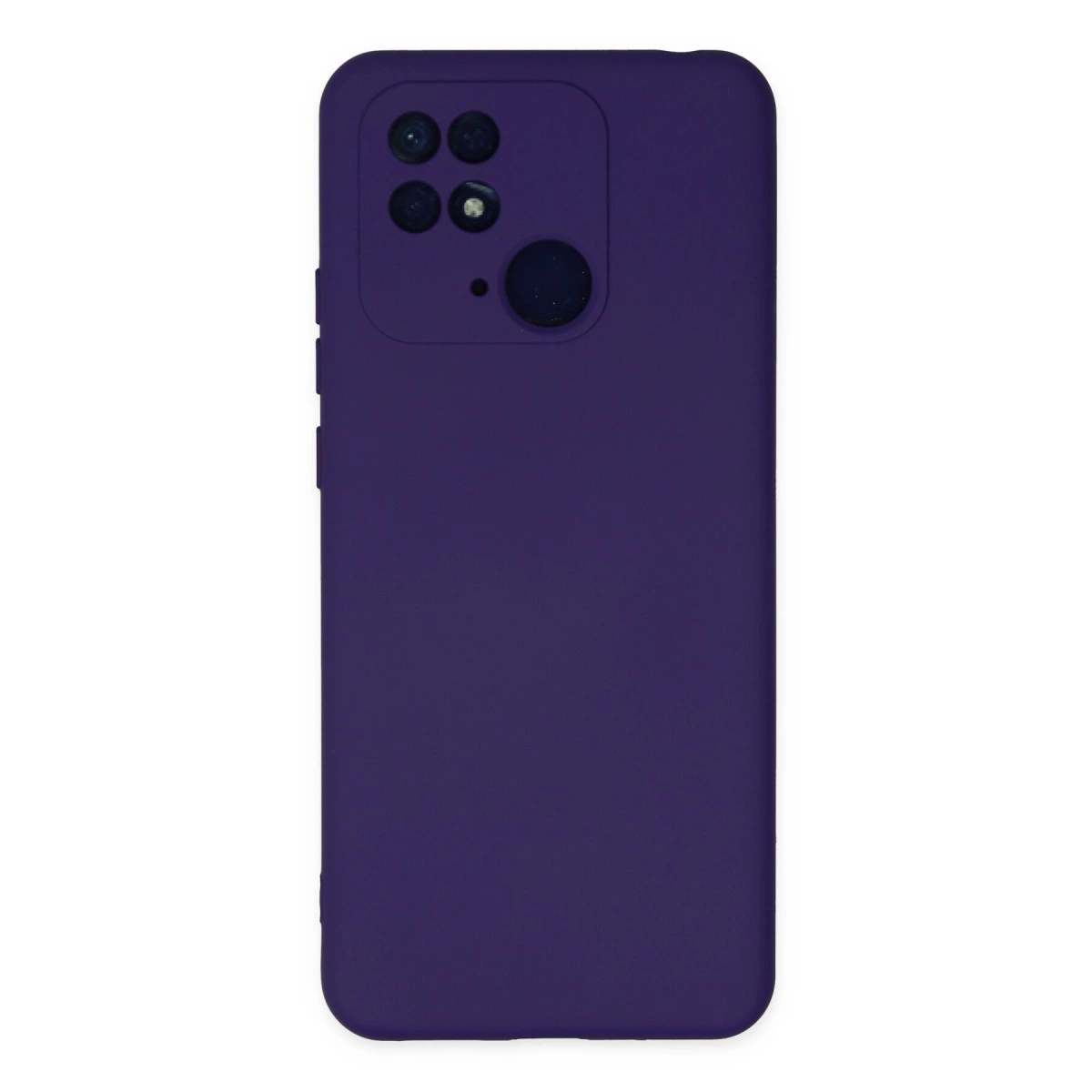 Xiaomi Redmi 10c Kılıf Nano İçi Kadife Silikon - Mor