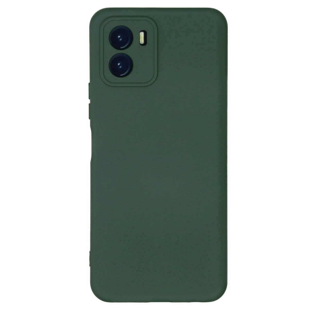 Vivo Y15s Kılıf Nano İçi Kadife Silikon - Koyu Yeşil