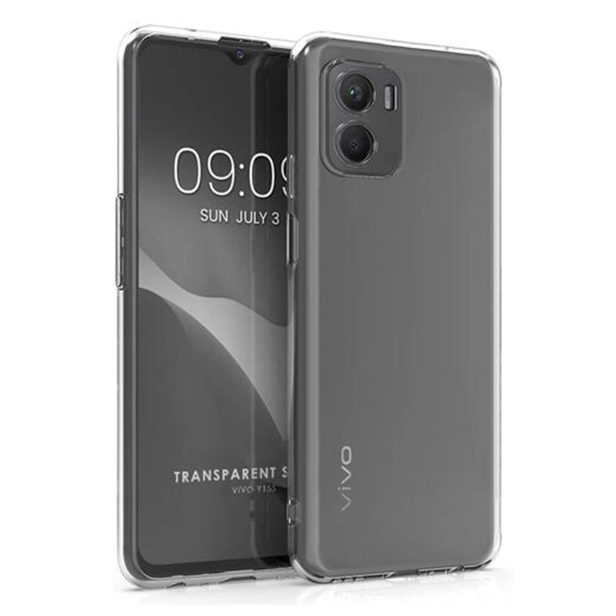 Vivo Y15s Kılıf Lüx Şeffaf Silikon