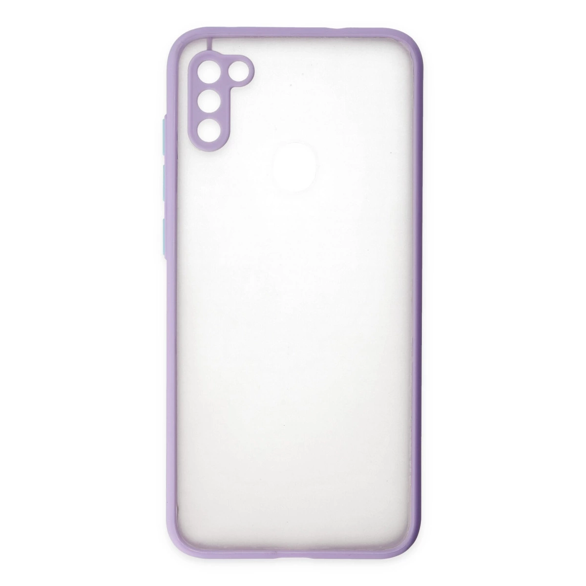 Samsung Galaxy A11 Kılıf Montreal Silikon Kapak - Mor