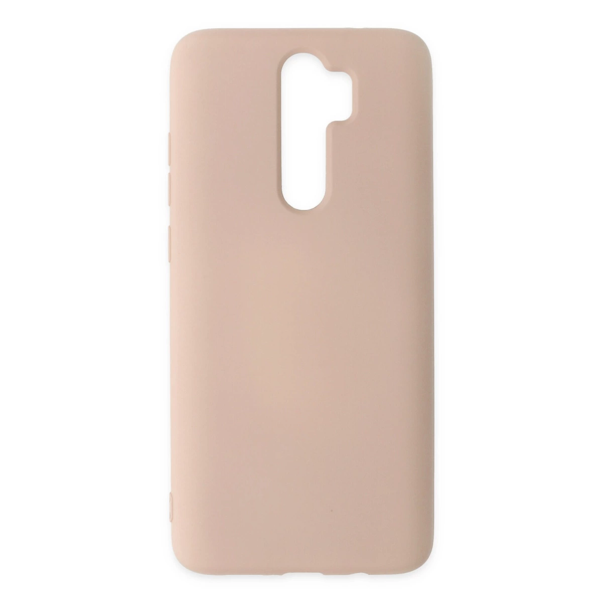 Xiaomi Redmi Note 8 Pro Kılıf Nano İçi Kadife Silikon - Pudra