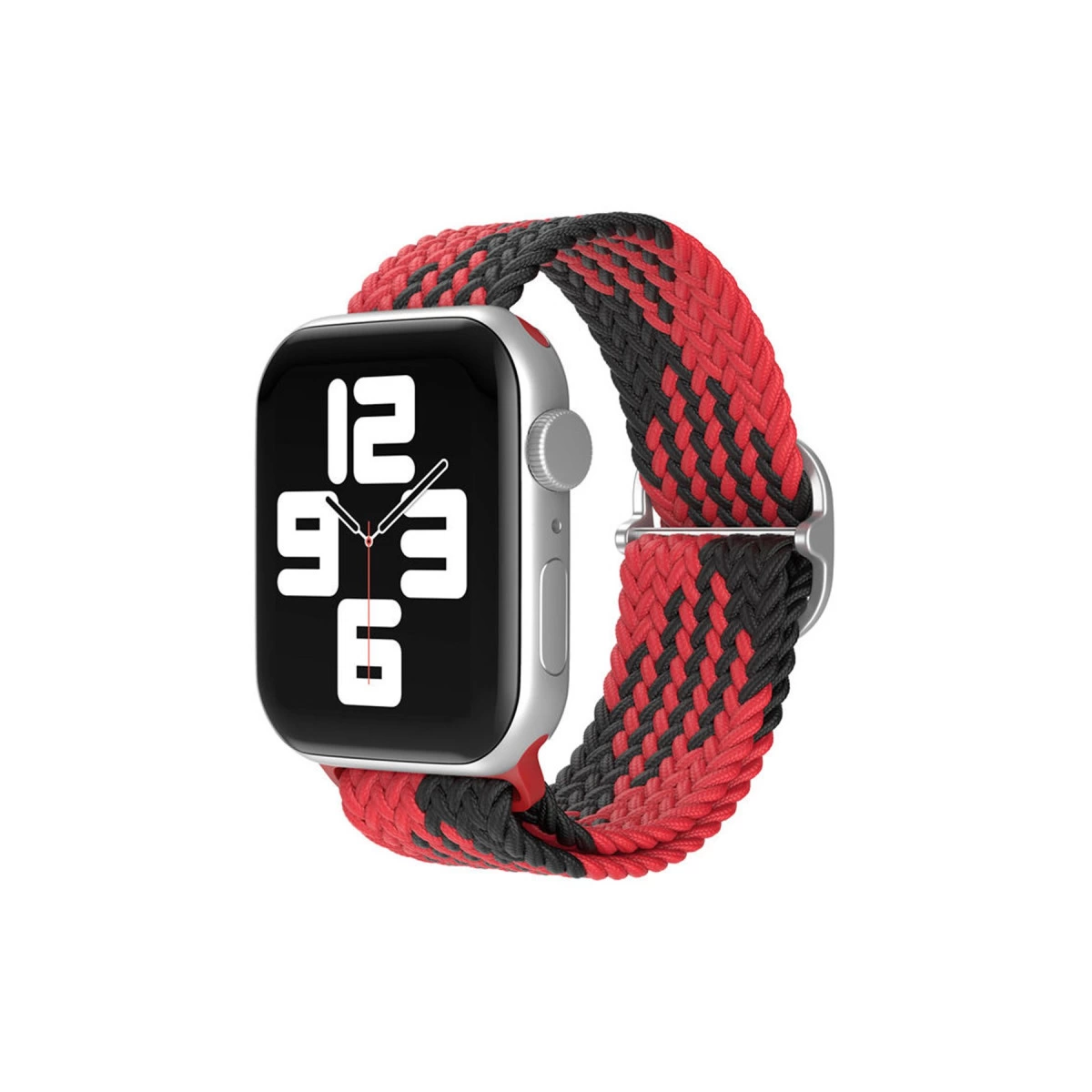 Watch 22mm  Kordon - Kırmızı-siyah