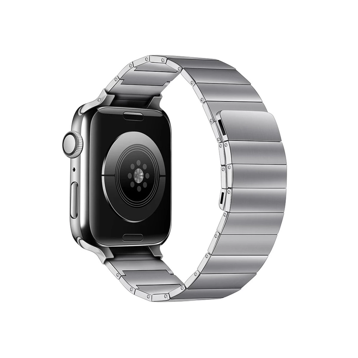 Apple Watch 38mm Kr404 Huks Kordon - Gümüş