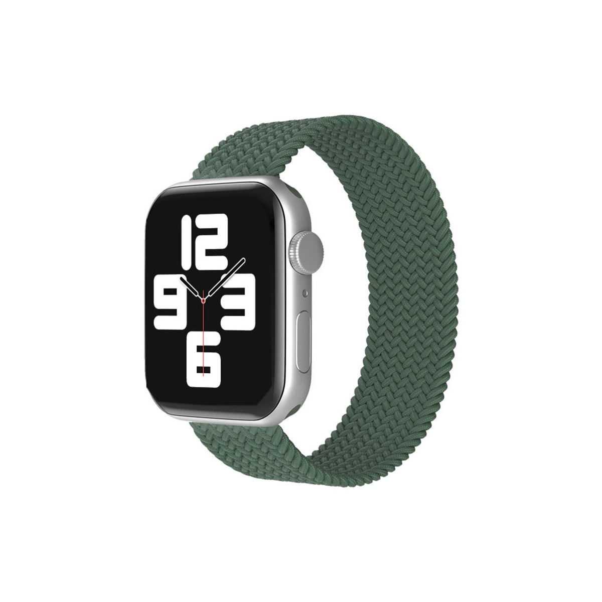 Apple Watch 38mm Ayarlı Solo Silikon Kordon - Haki Yeşil