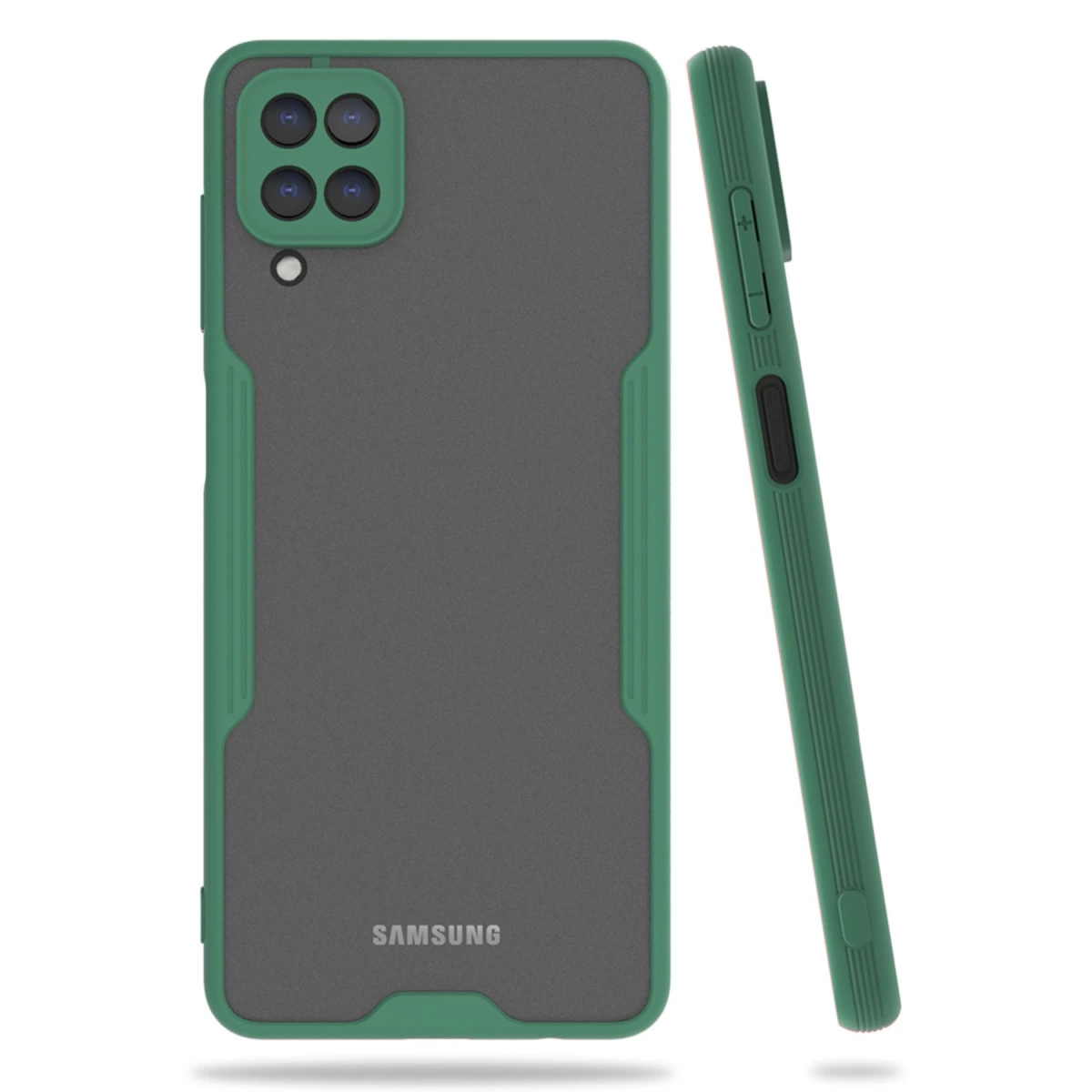 Samsung Galaxy A22 Kılıf Platin Silikon - Yeşil