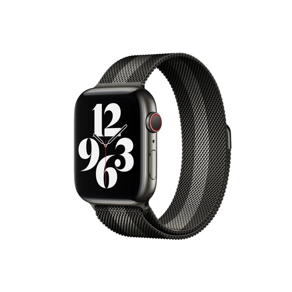 Apple Watch 38mm Metal Mıknatıslı Kordon - Siyah-beyaz