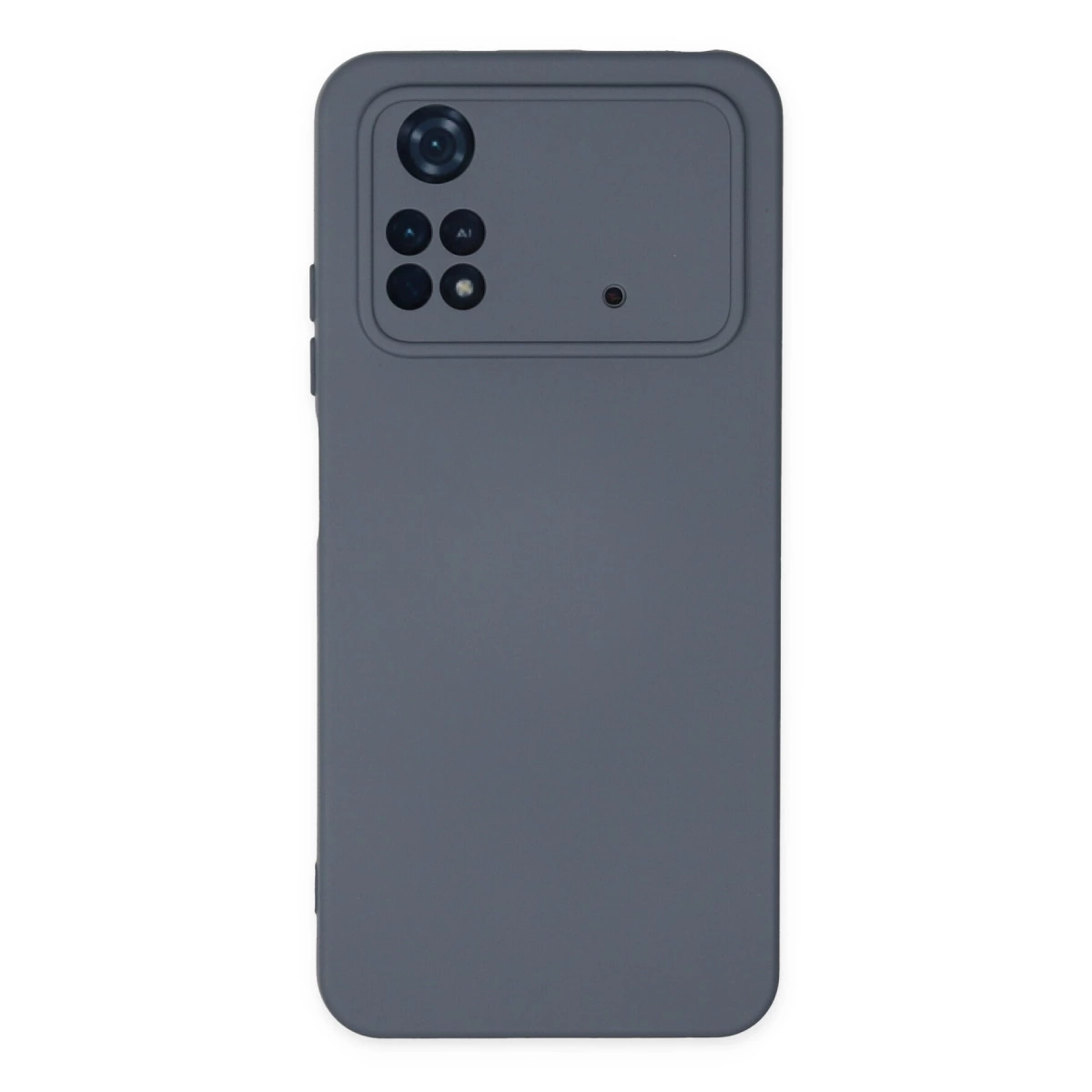 Xiaomi Poco M4 Pro 4g Kılıf Nano İçi Kadife Silikon - Gri