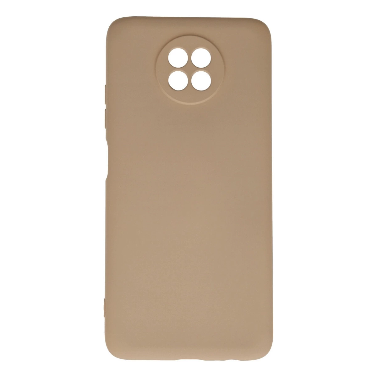 Xiaomi Redmi Note 9 5g Kılıf Nano İçi Kadife Silikon - Bej