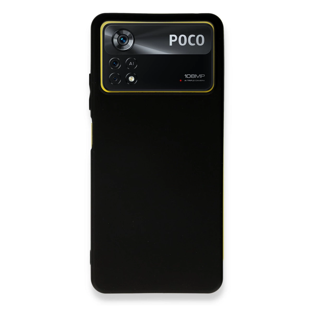 Xiaomi Poco X4 Pro 5g Kılıf First Silikon - Siyah