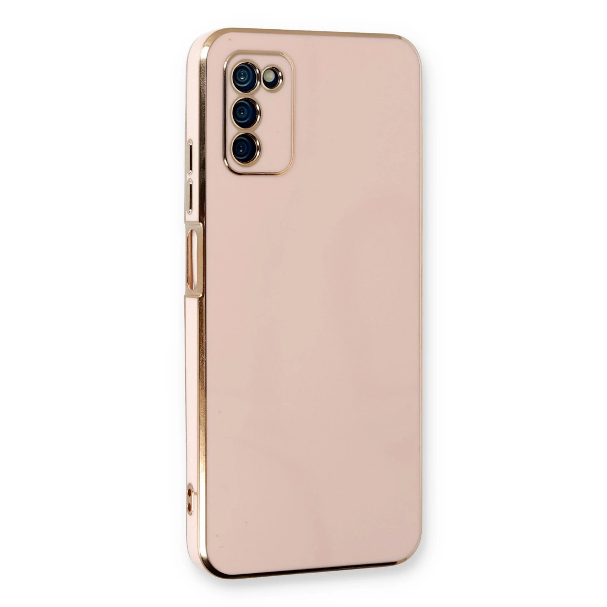 Samsung Galaxy A03s Kılıf Volet Silikon - Pembe